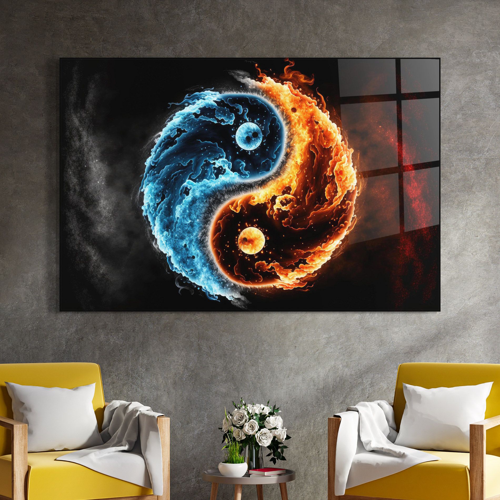 Fire Water Yinyang mockup 4