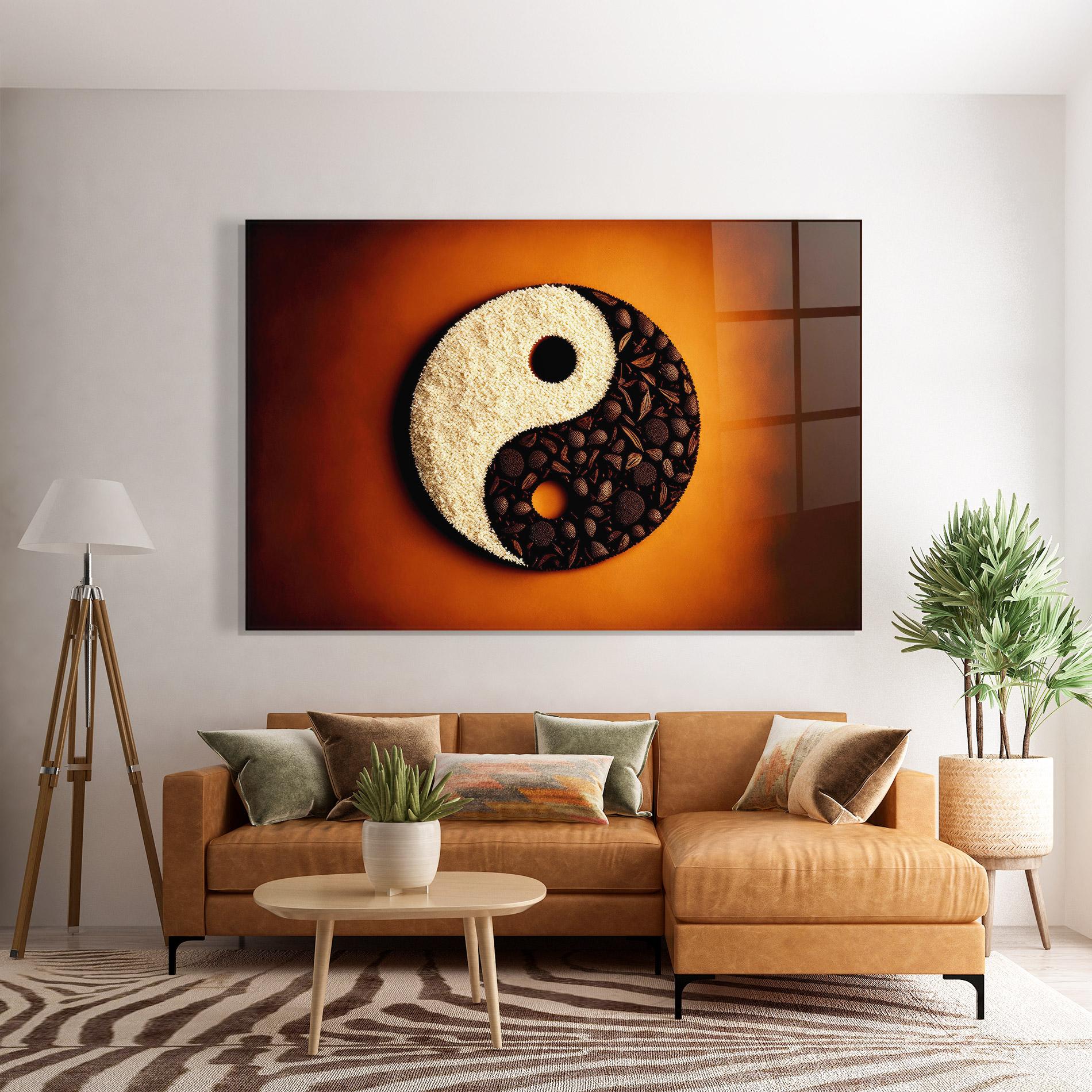 Glasbild Coffee Yinyang mockup 7