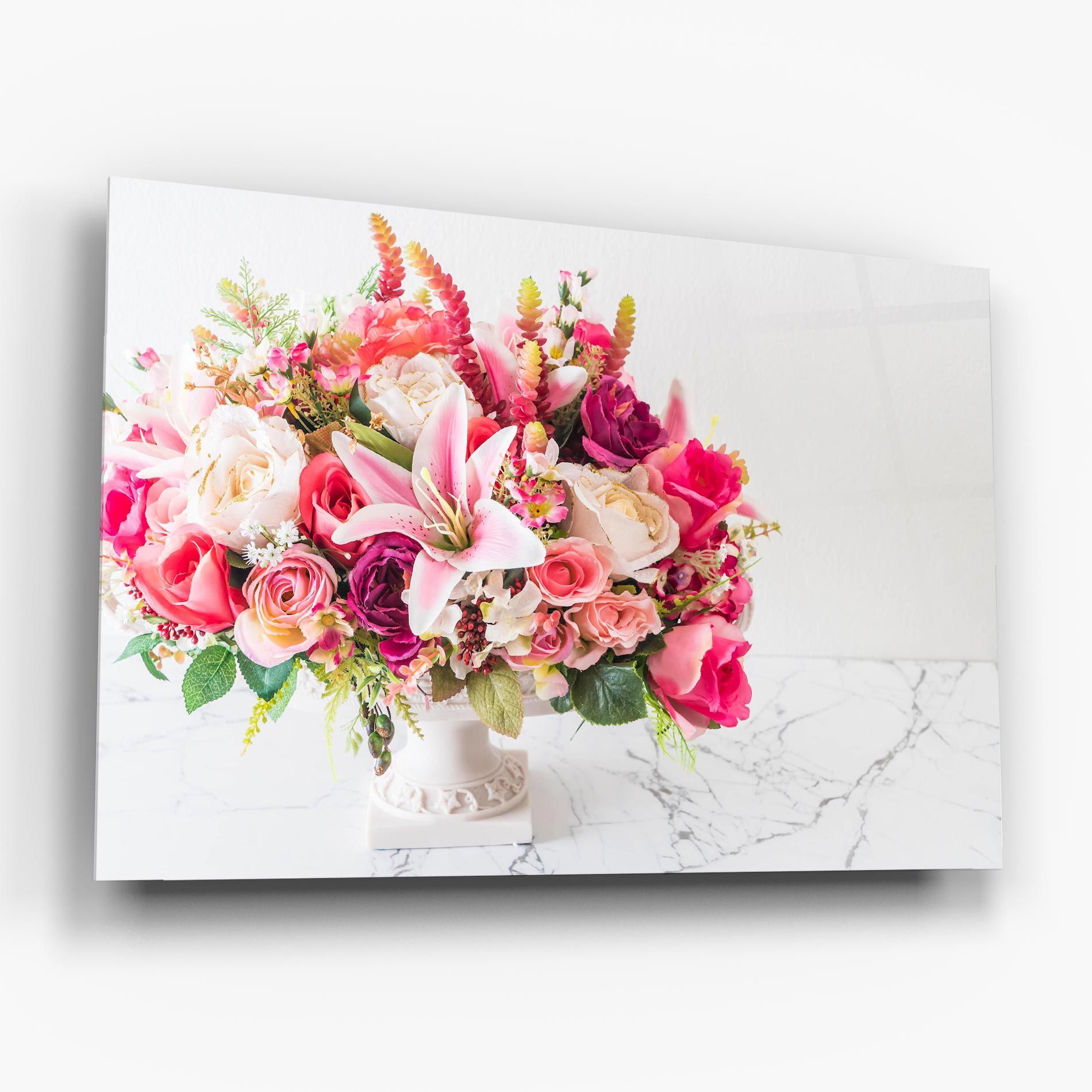 Bouquet Flowers Vase mockup 6