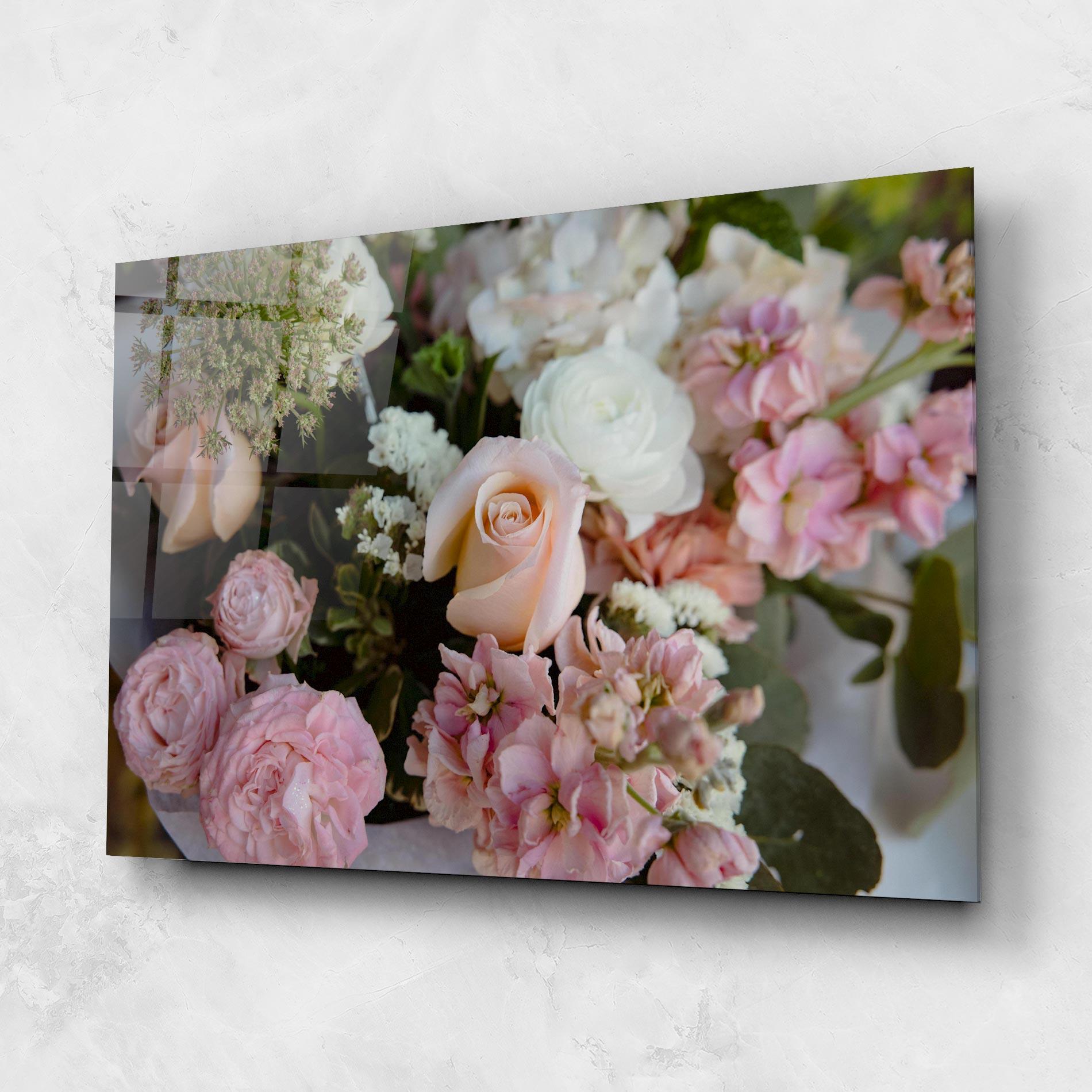 Glasbild Beautiful Pink Pastel mockup 1