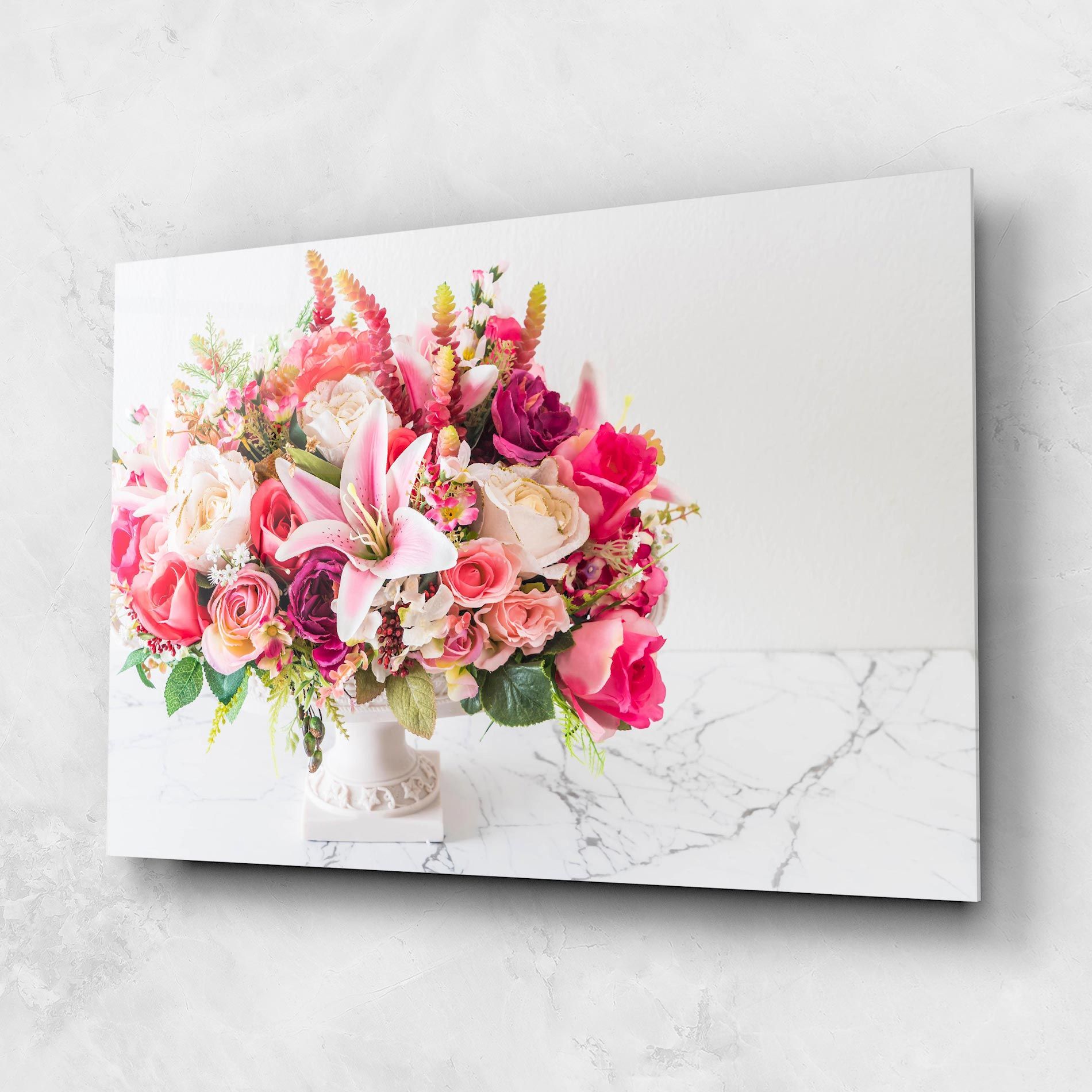 Bouquet Flowers Vase mockup 1