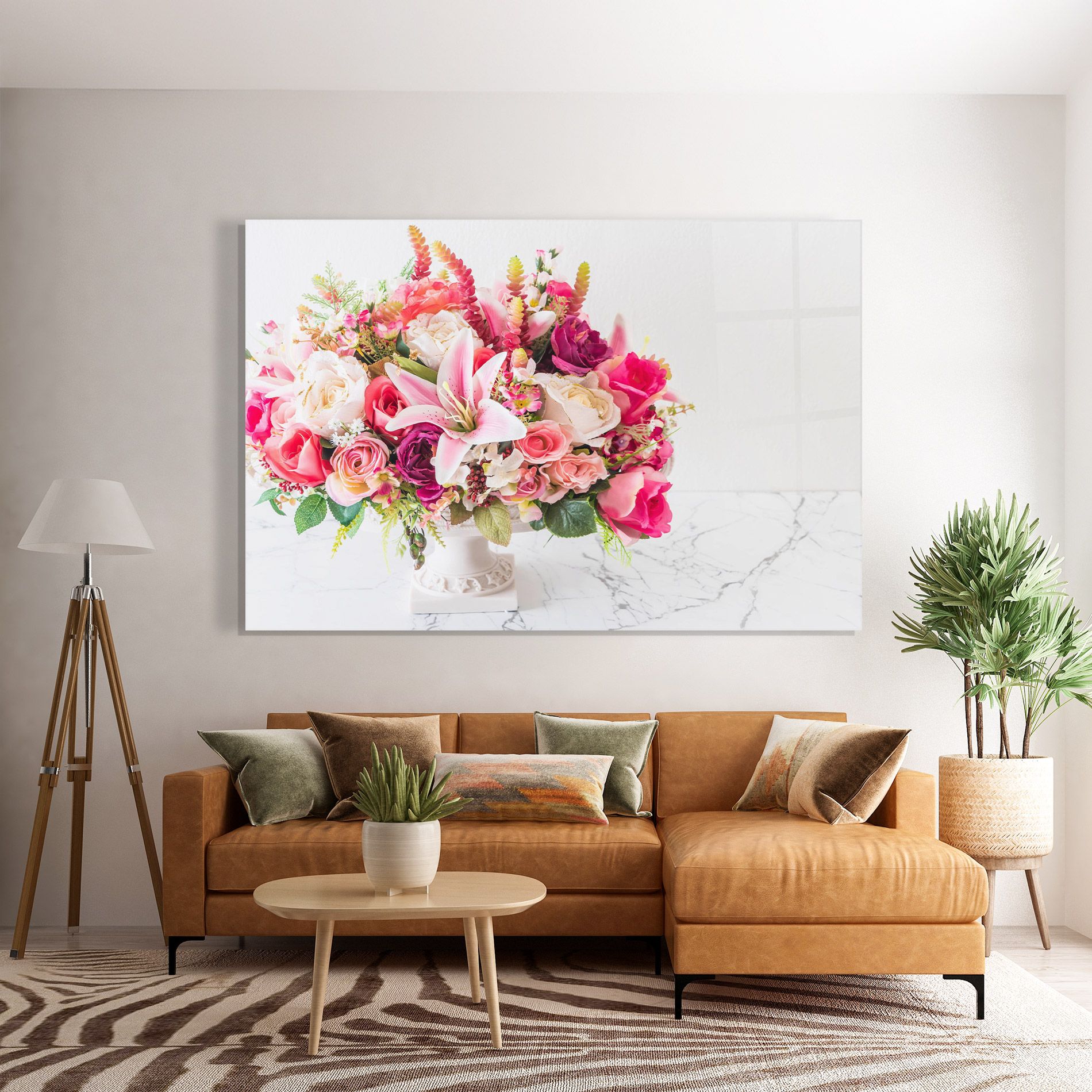 Bouquet Flowers Vase mockup 7