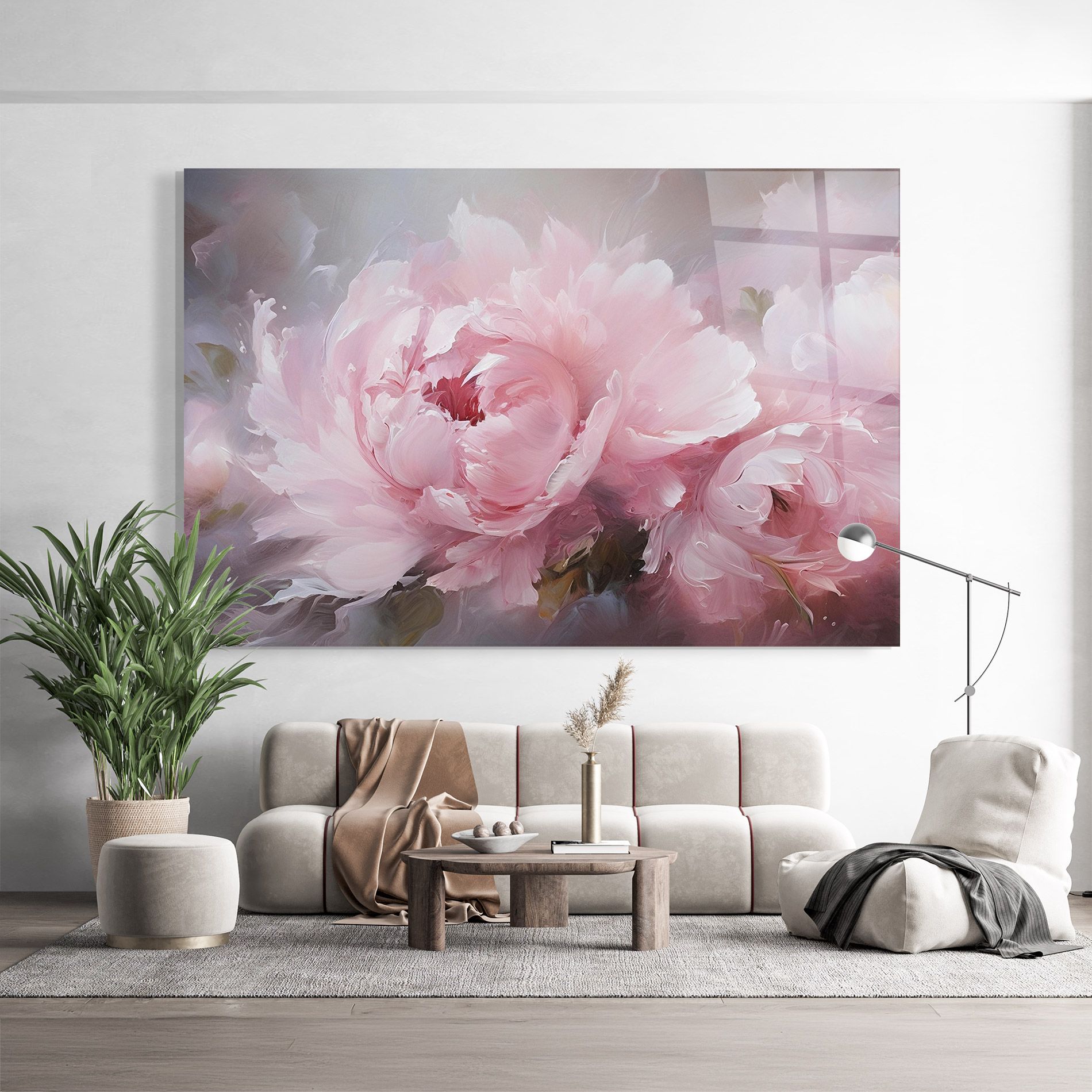 Dreamy Painting Peony mockup 9
