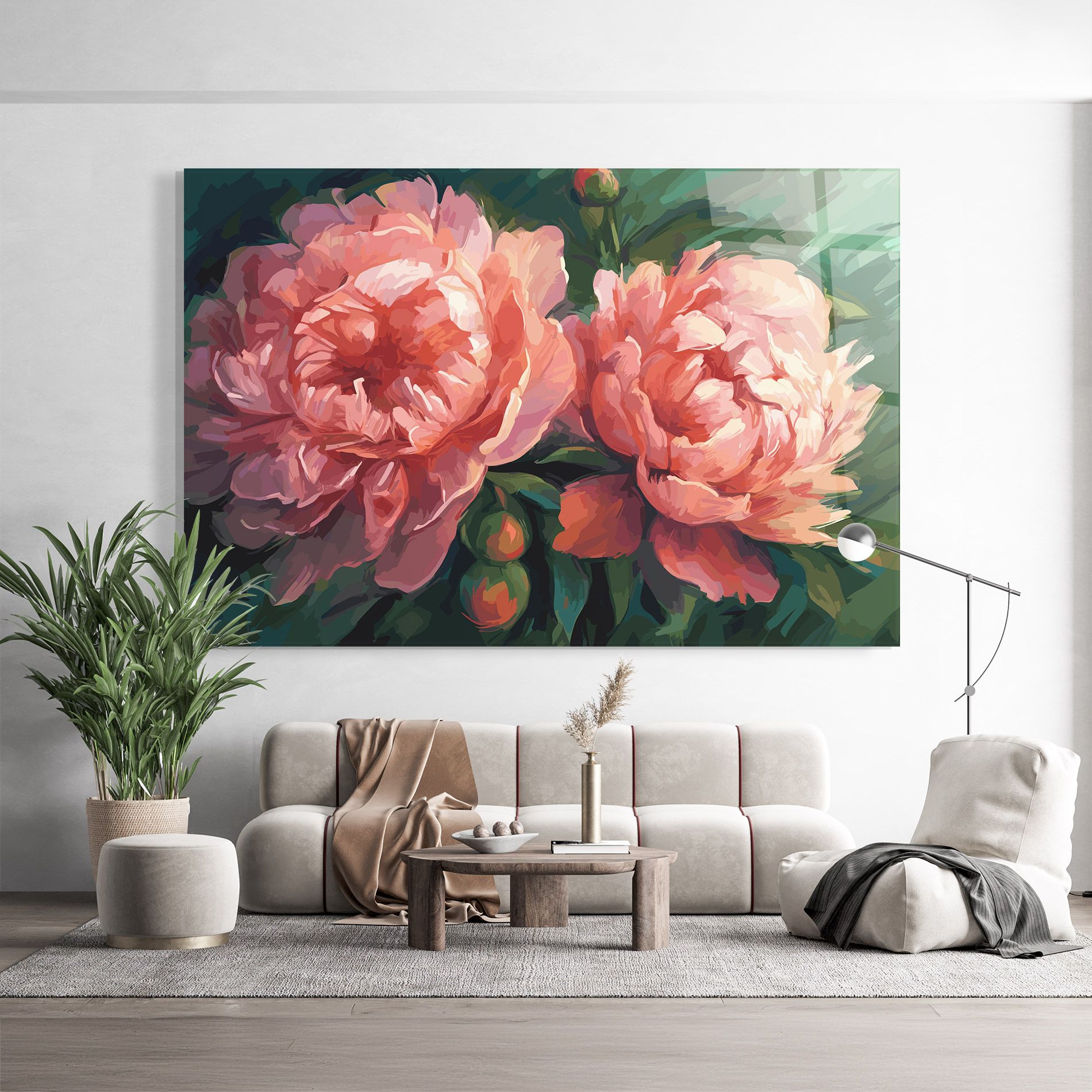 Peony Buds Painting mockup 9