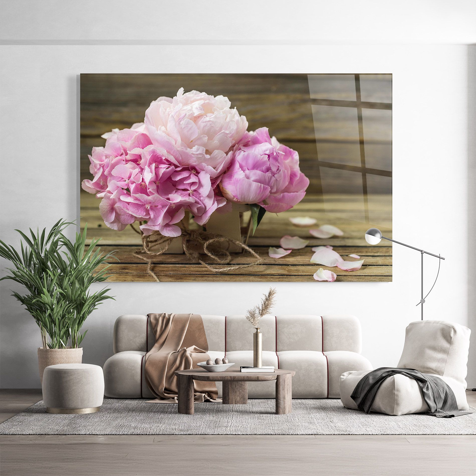 Peony On Table mockup 9