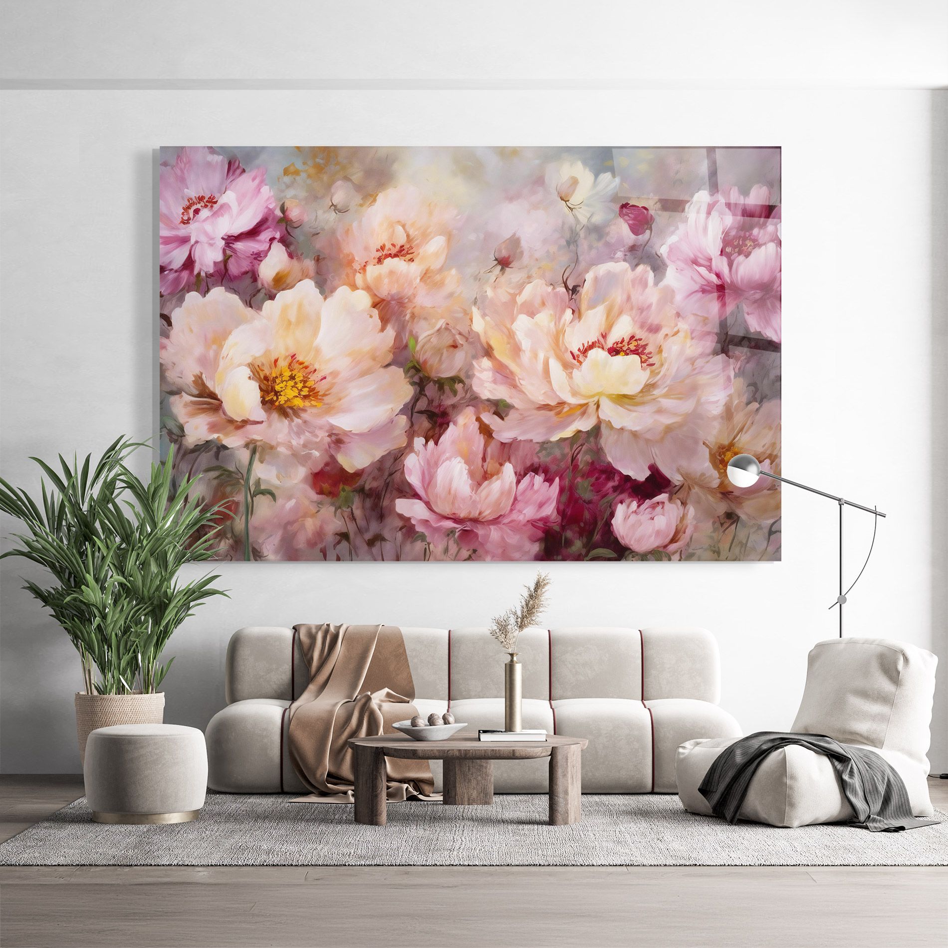 Peony Painting Art mockup 9