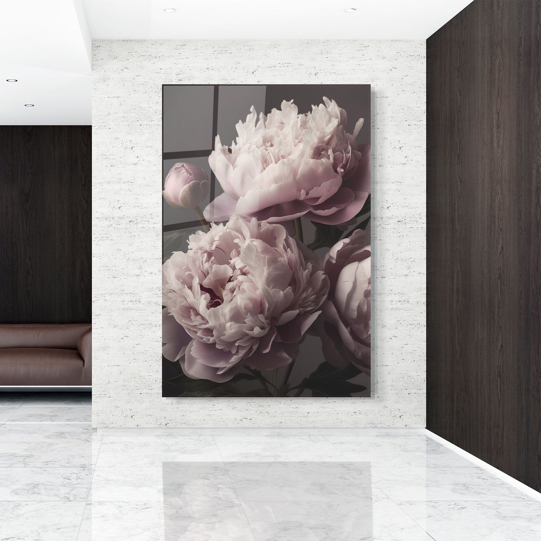 Grey Pastel Pink Peony mockup 9