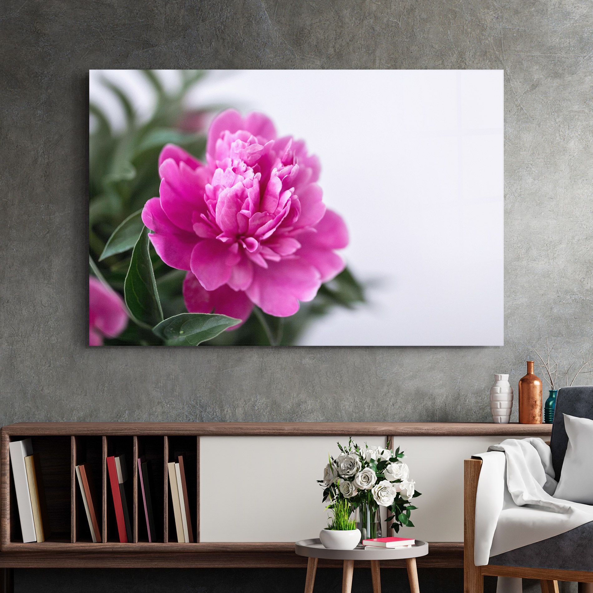 Dark Pink Peony mockup 2
