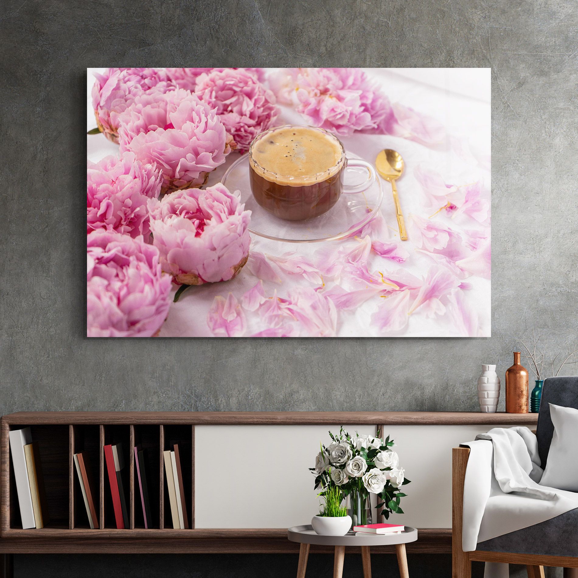Peony And Coffee mockup 2