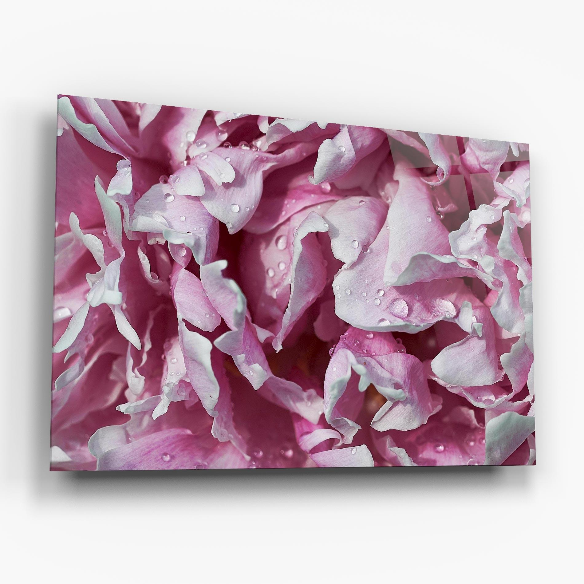 Glasbild Peony Petals mockup 6