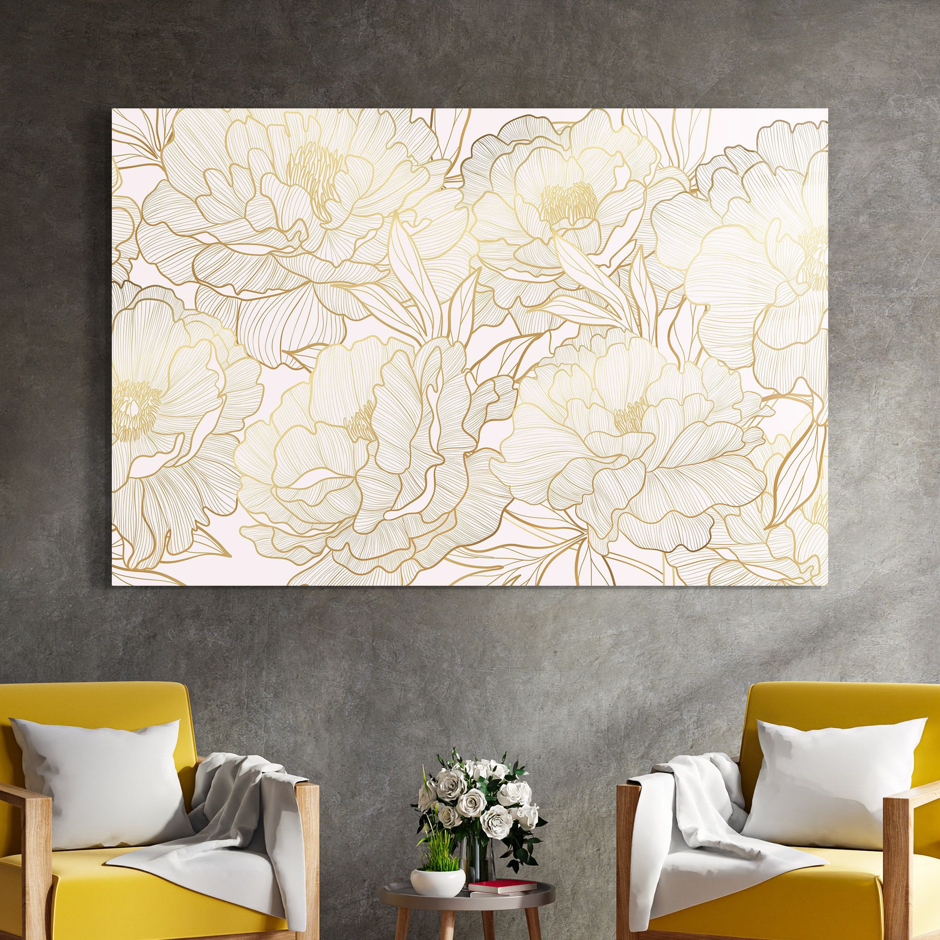 Golden Peony mockup 4