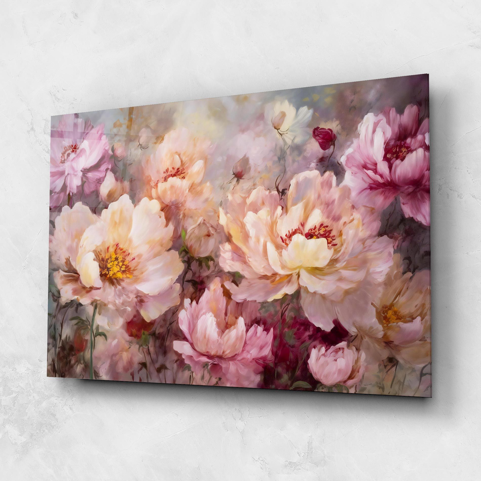 Peony Painting Art mockup 1
