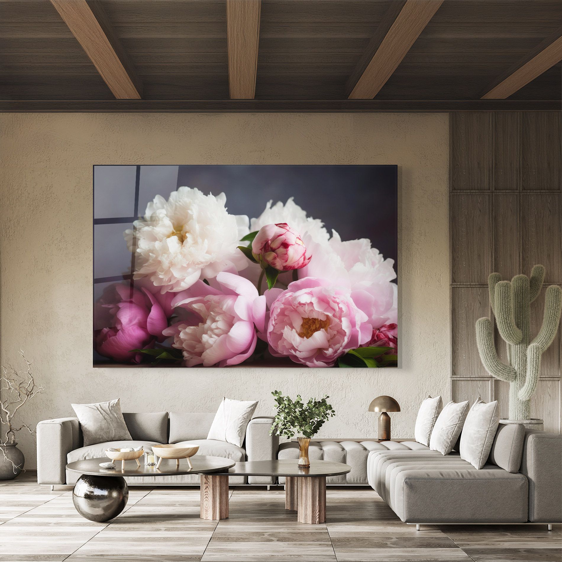 Peonies With Grey mockup 8