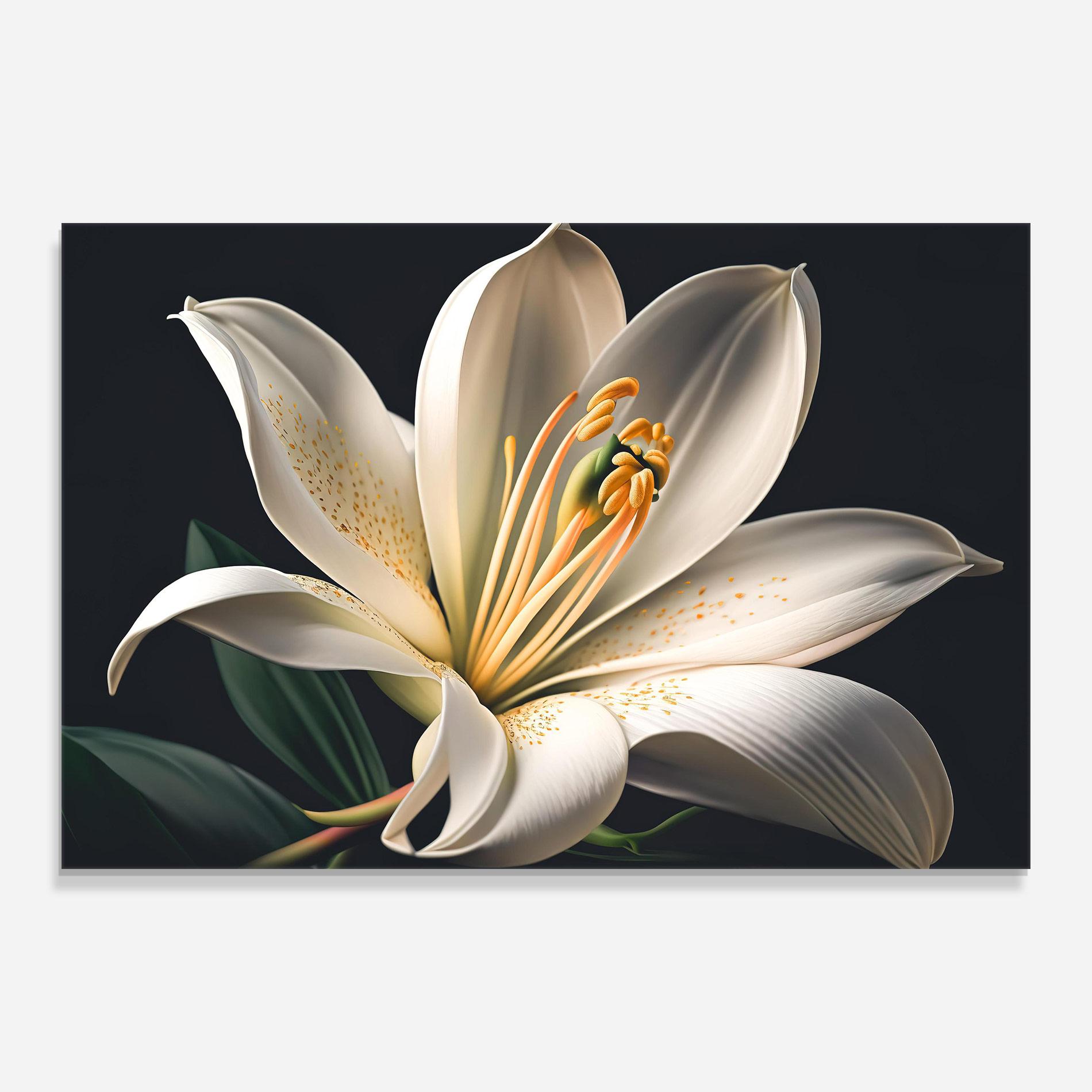 Glasbild Big Lily View mockup 0