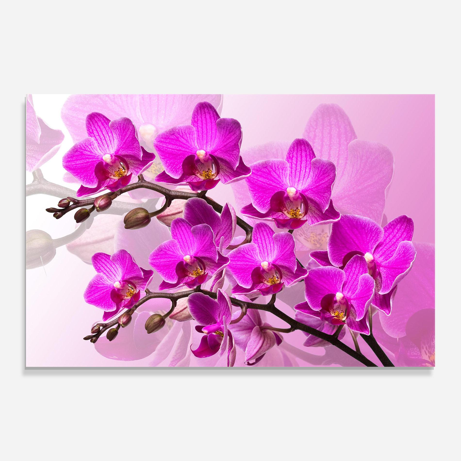 Glasbild Flori Roz mockup 0