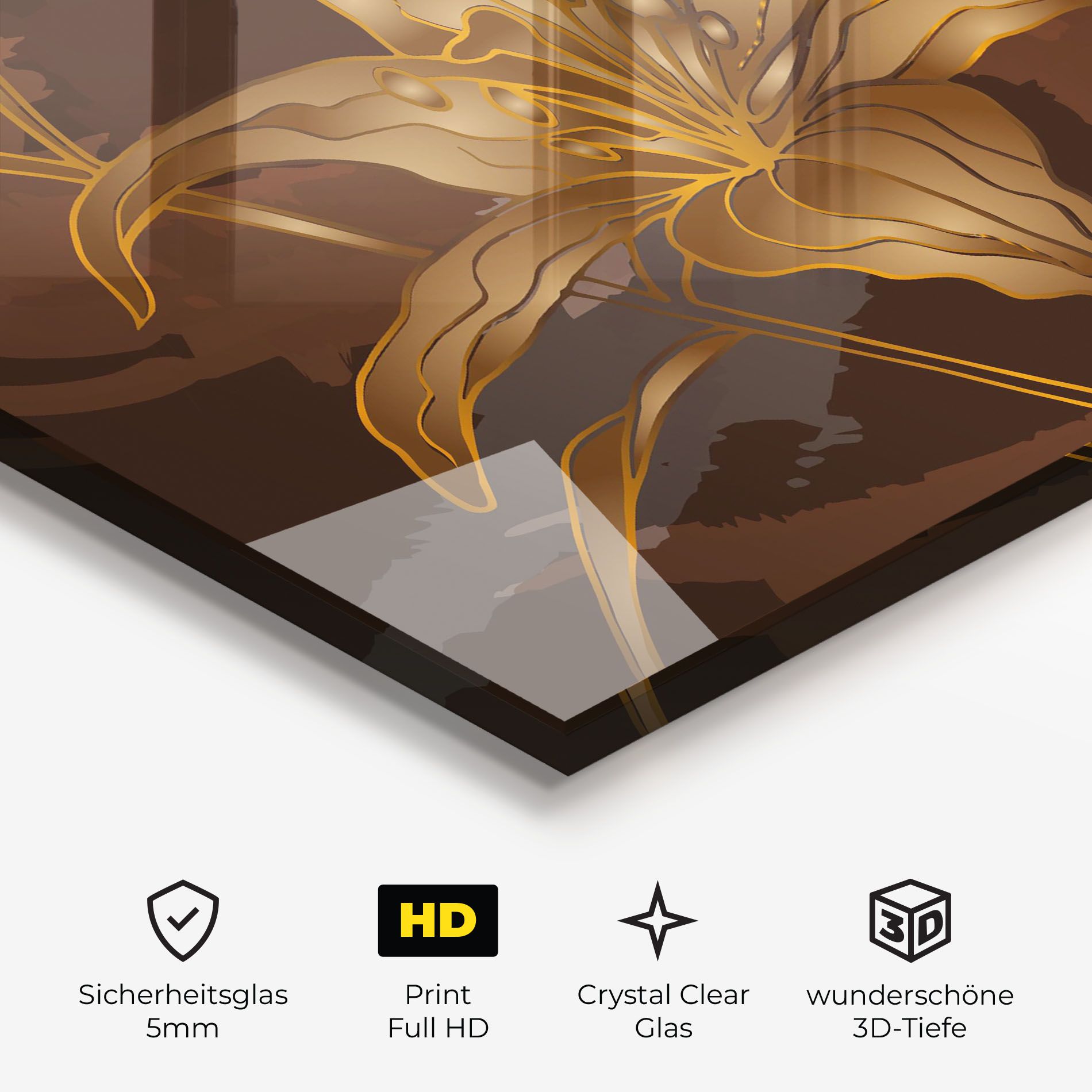 Gold Brown Lily mockup 3