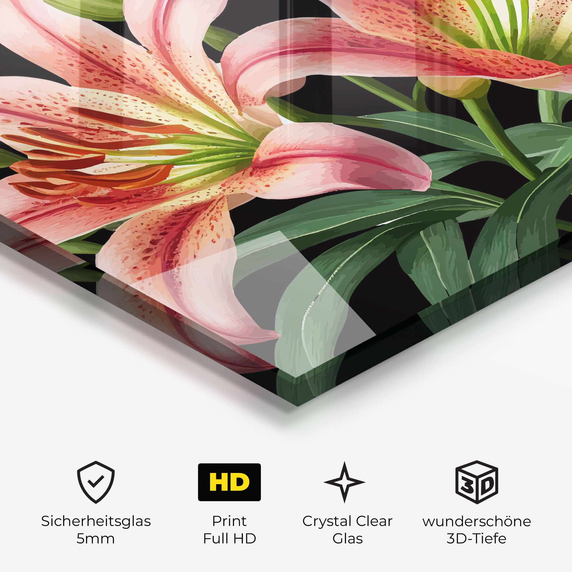 Red Lily Art mockup 3