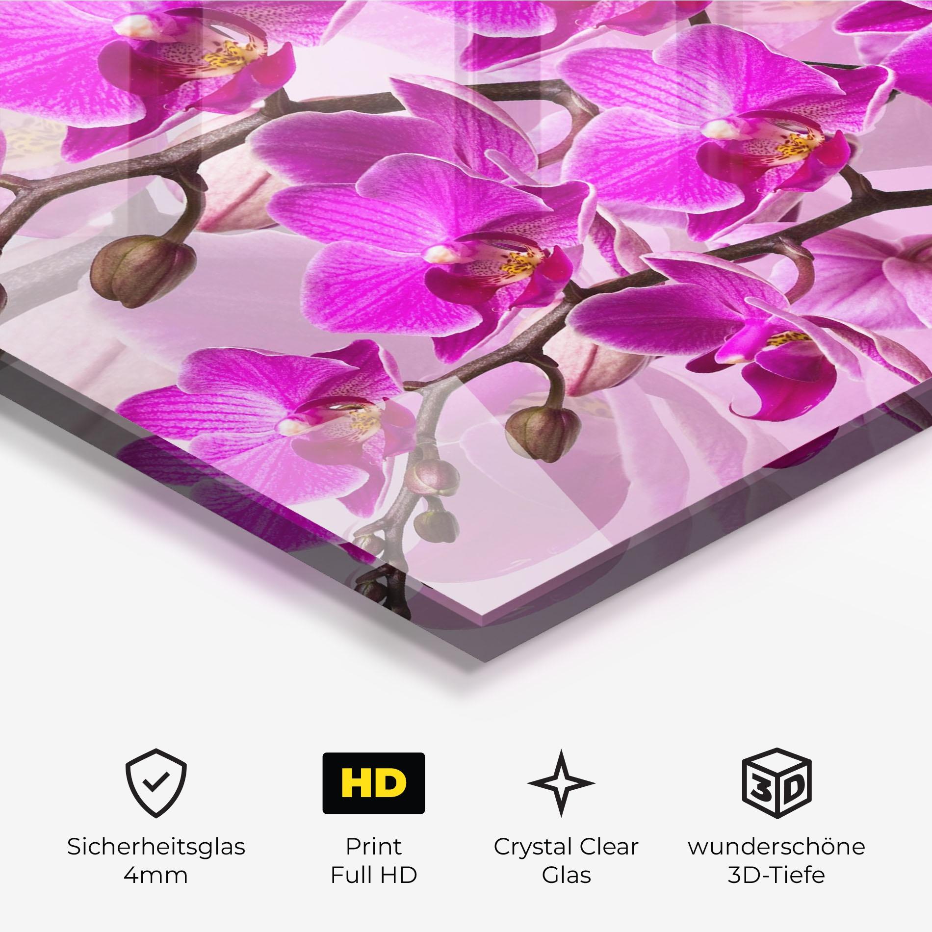 Glasbild Flori Roz mockup 3