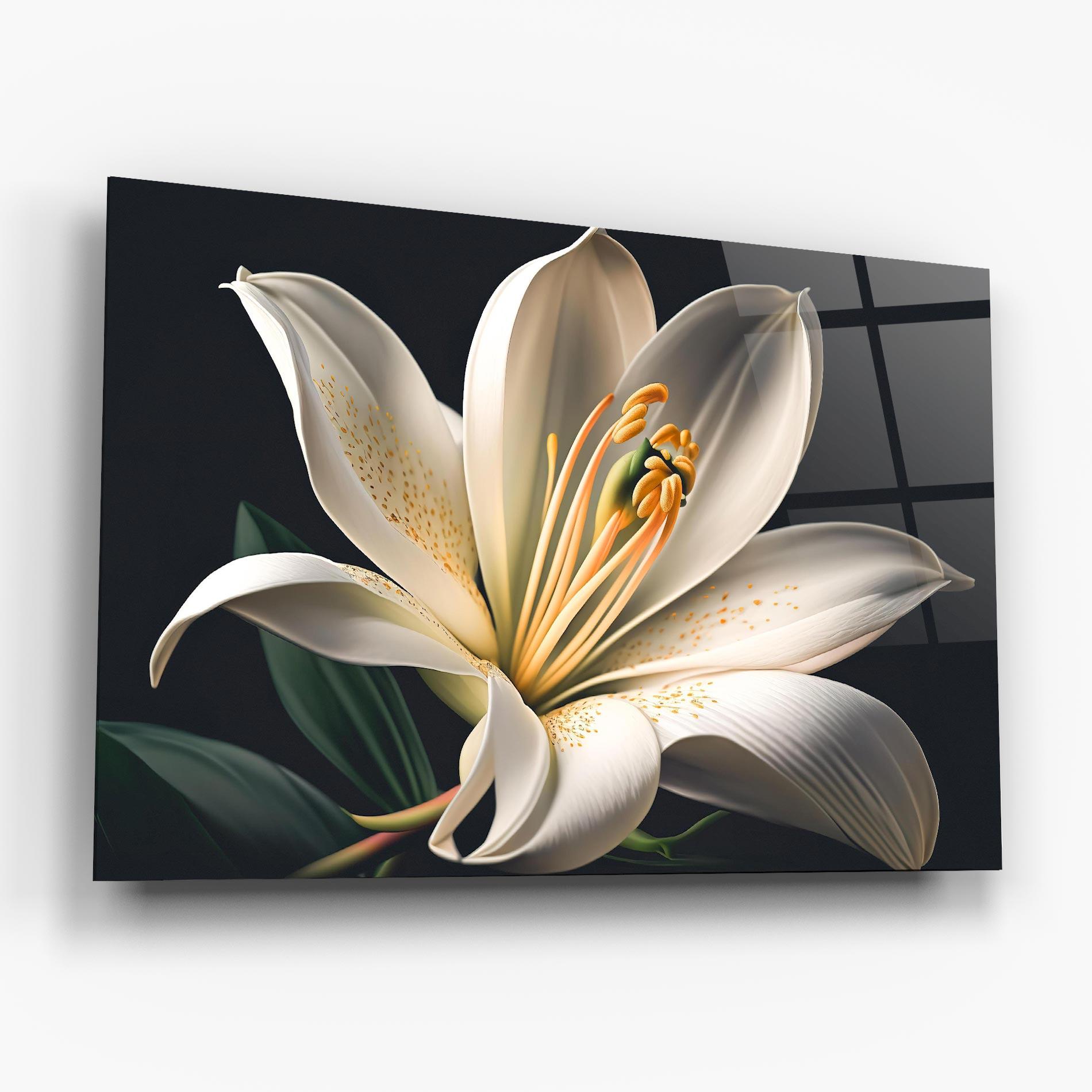 Glasbild Big Lily View mockup 6