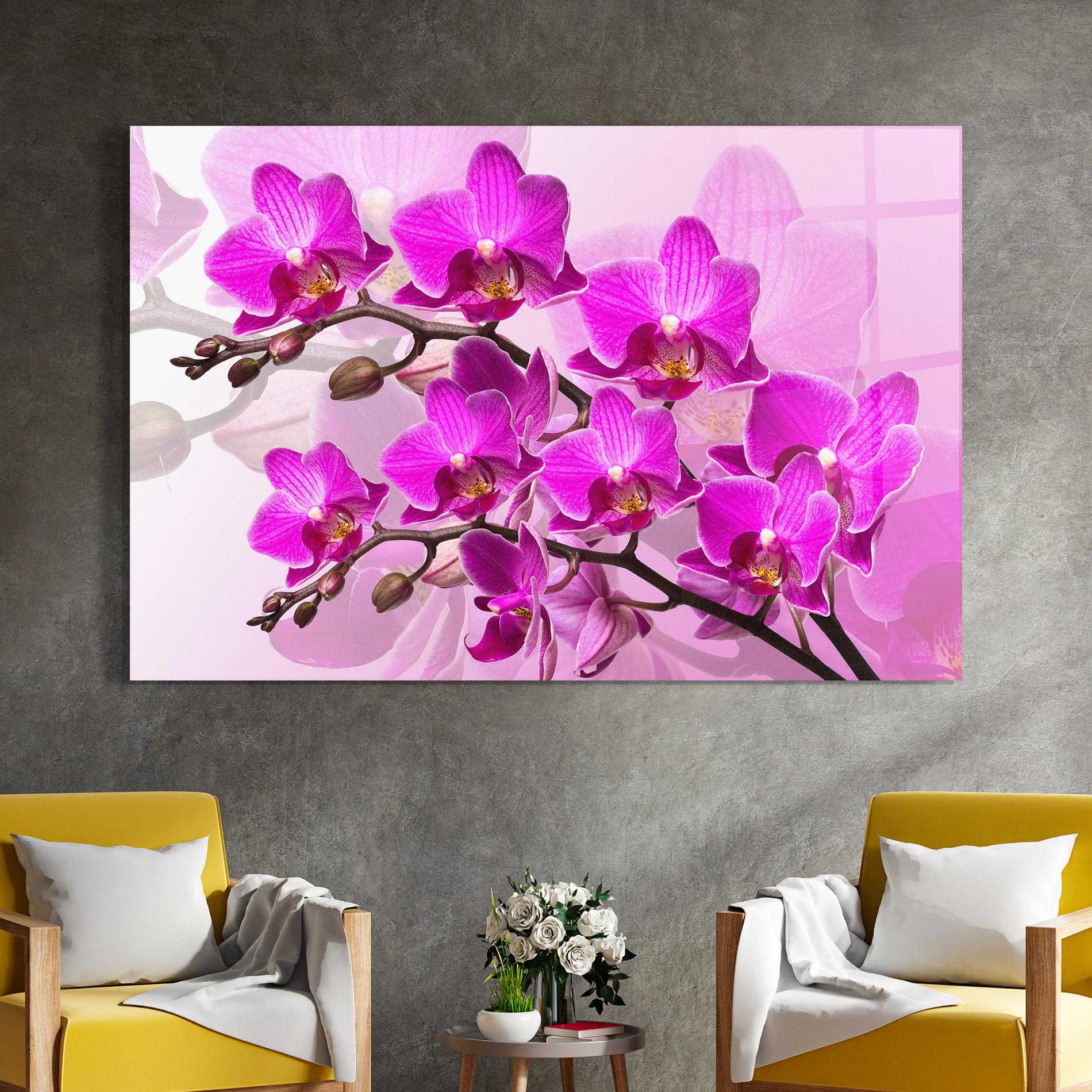 Glasbild Flori Roz mockup 4