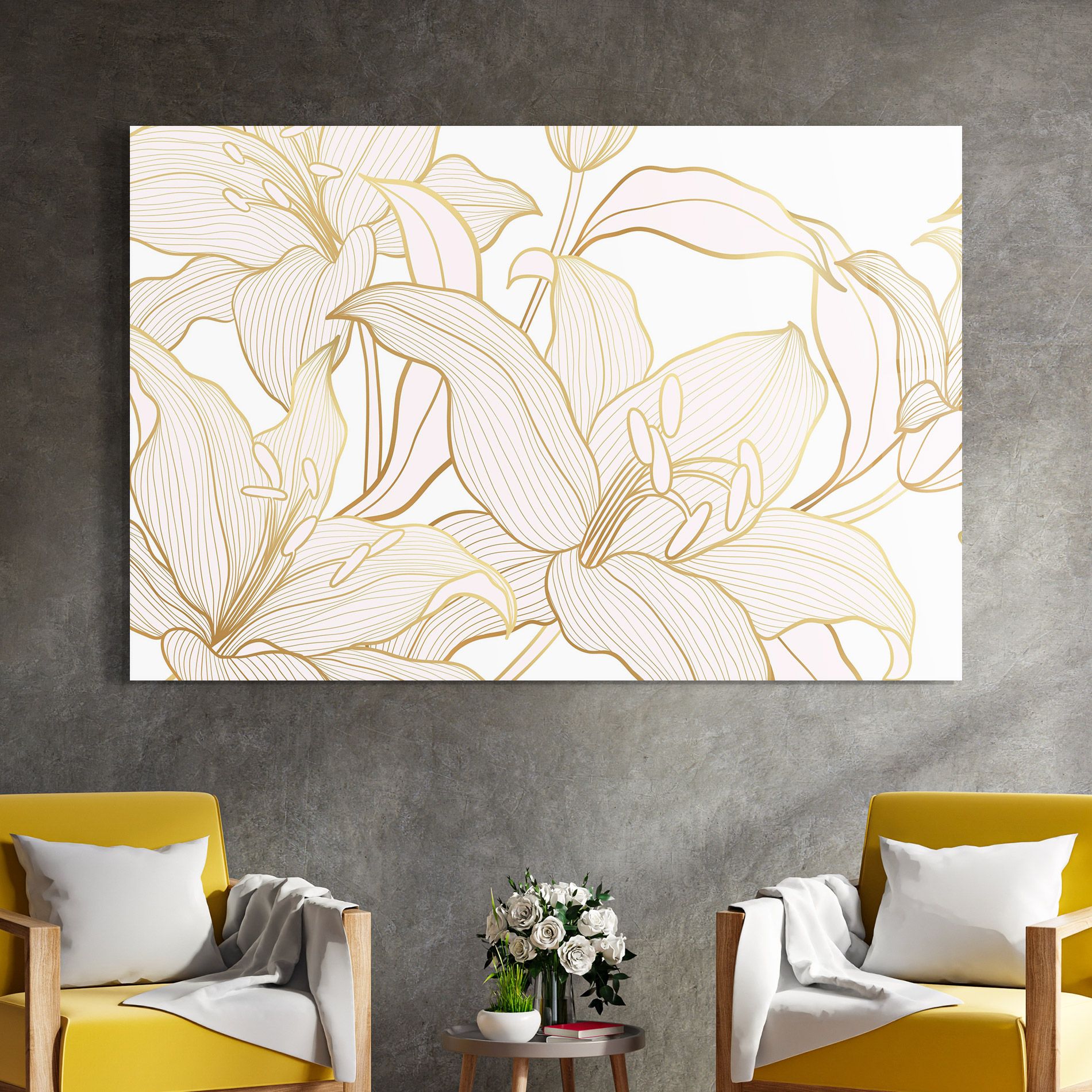 Gold Lily mockup 4