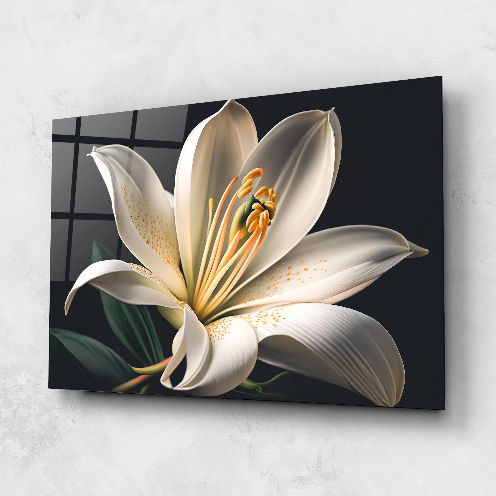 Glasbild Big Lily View mockup 1