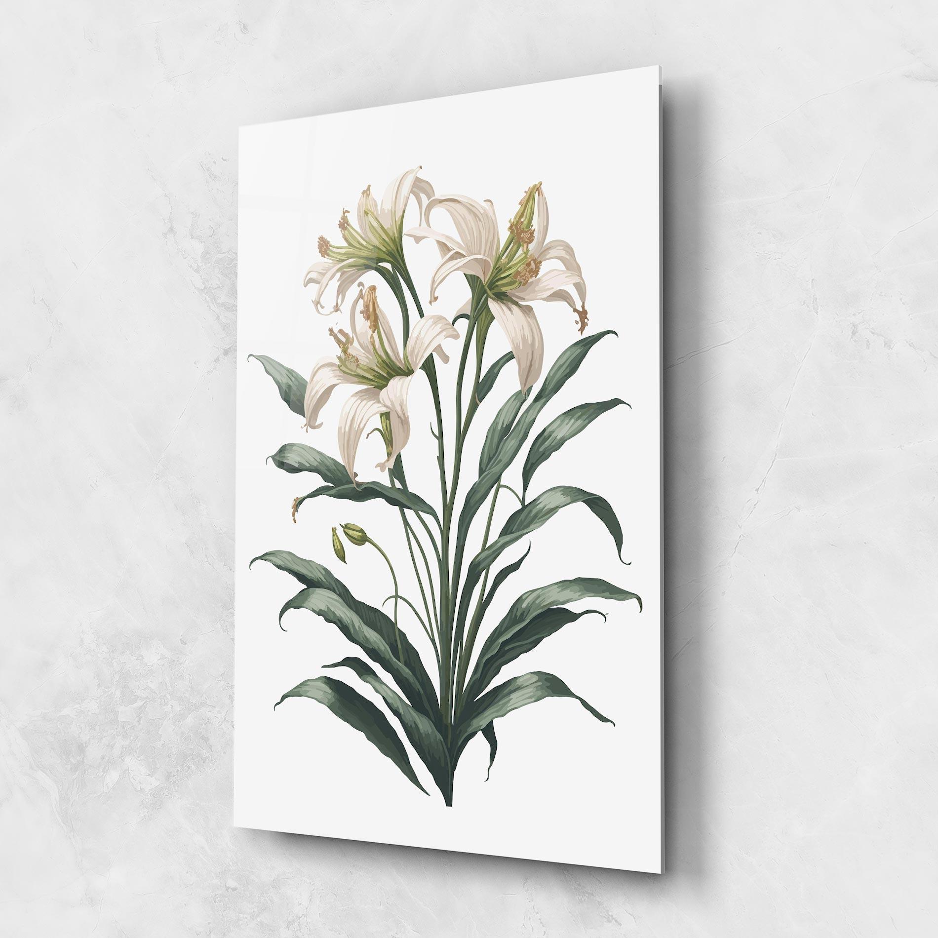 Glasbild Columbia Lily mockup 1