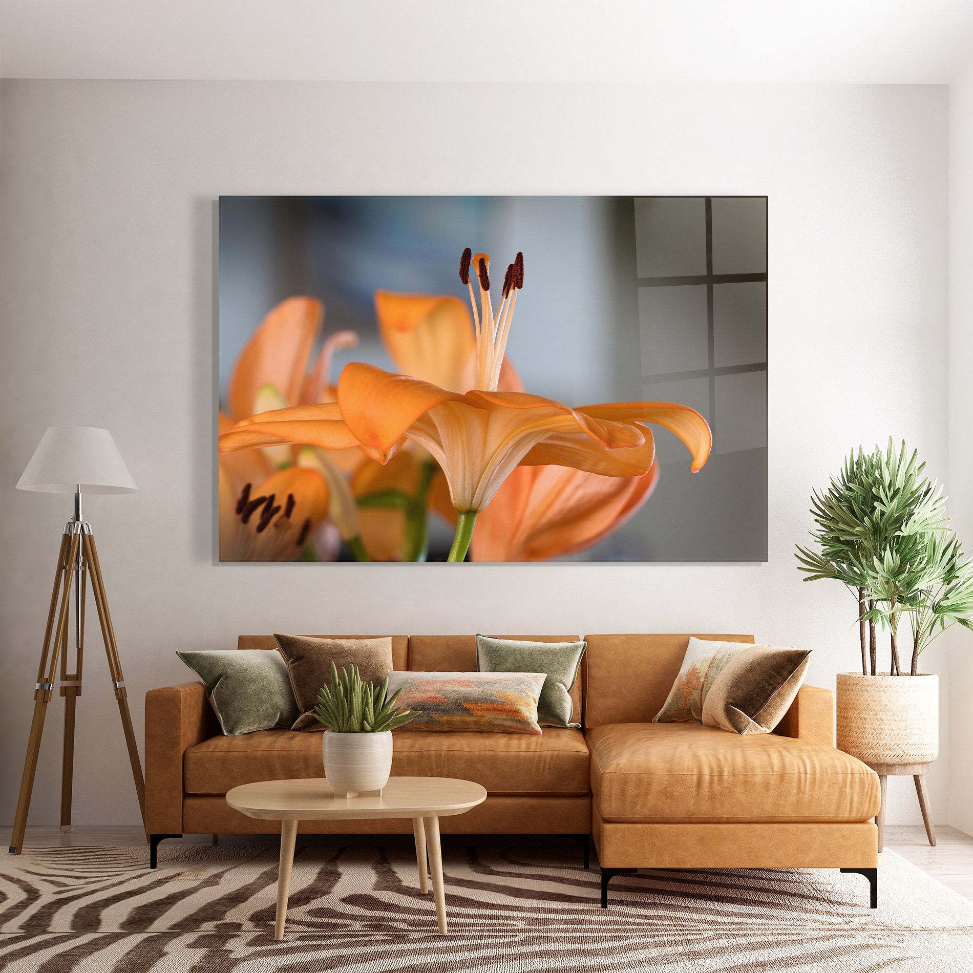 Open Orange Lily mockup 7