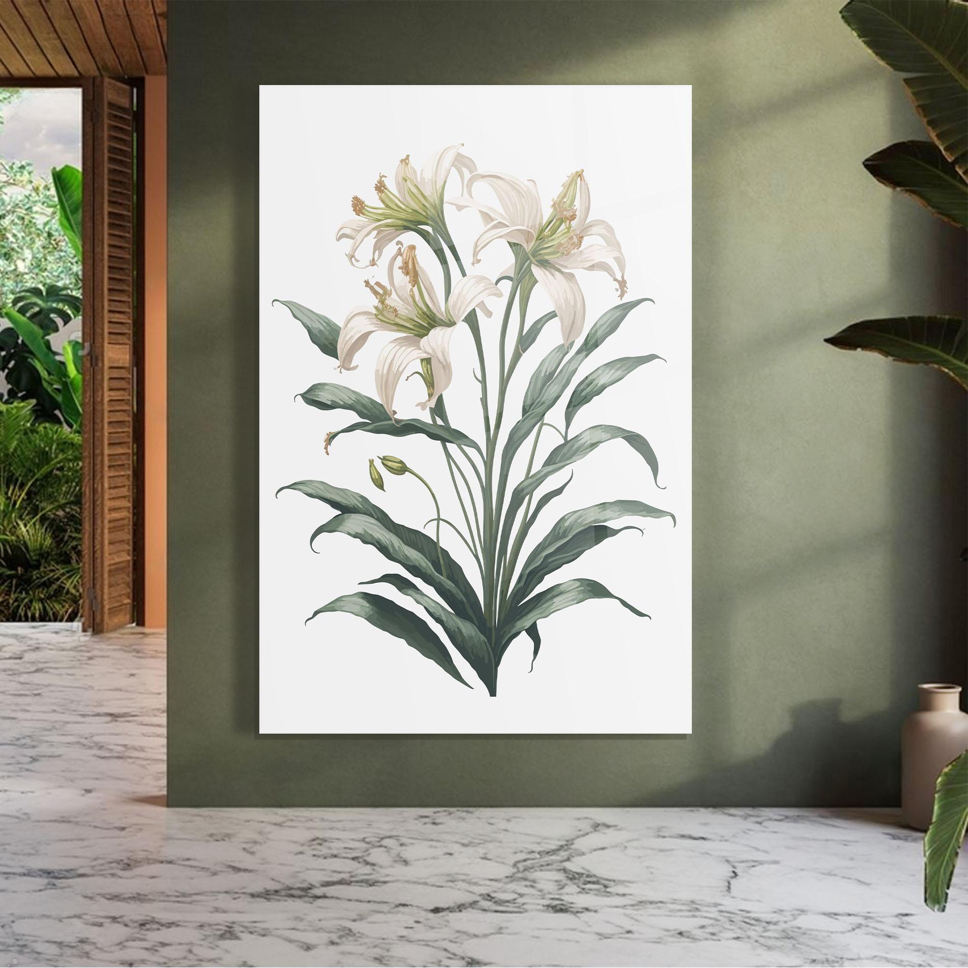 Glasbild Columbia Lily mockup 7