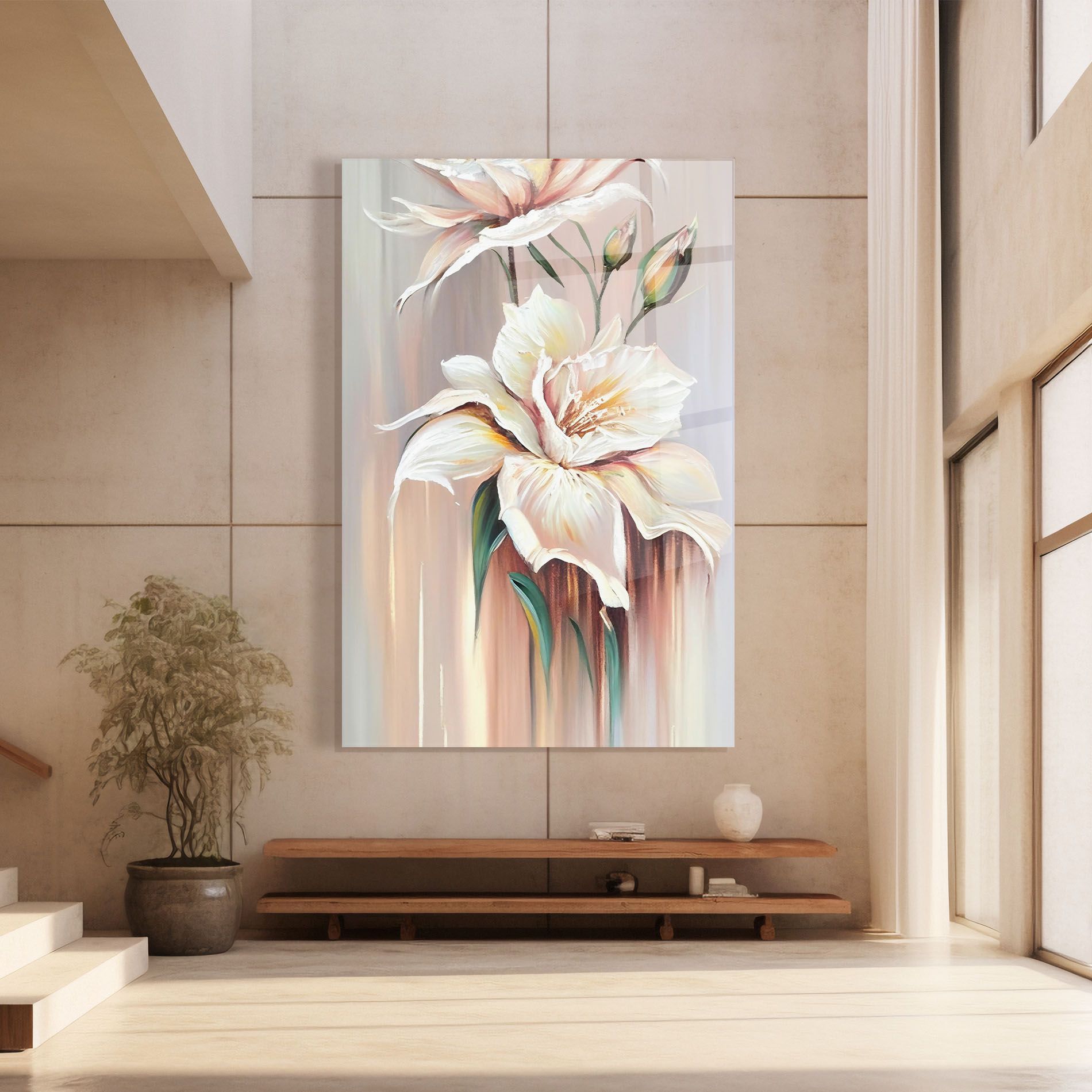 Abstract Lily Painting mockup 8