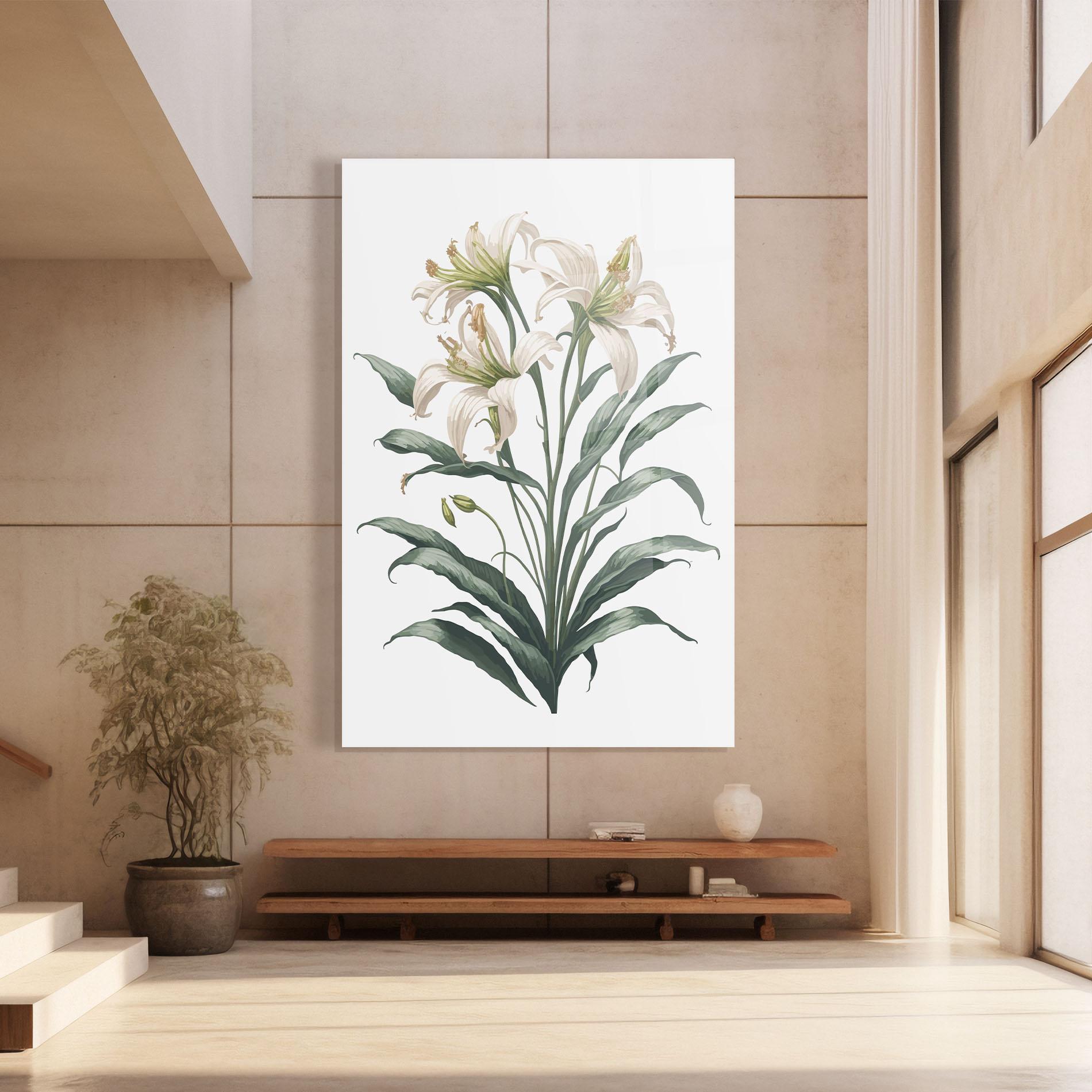 Glasbild Columbia Lily mockup 8