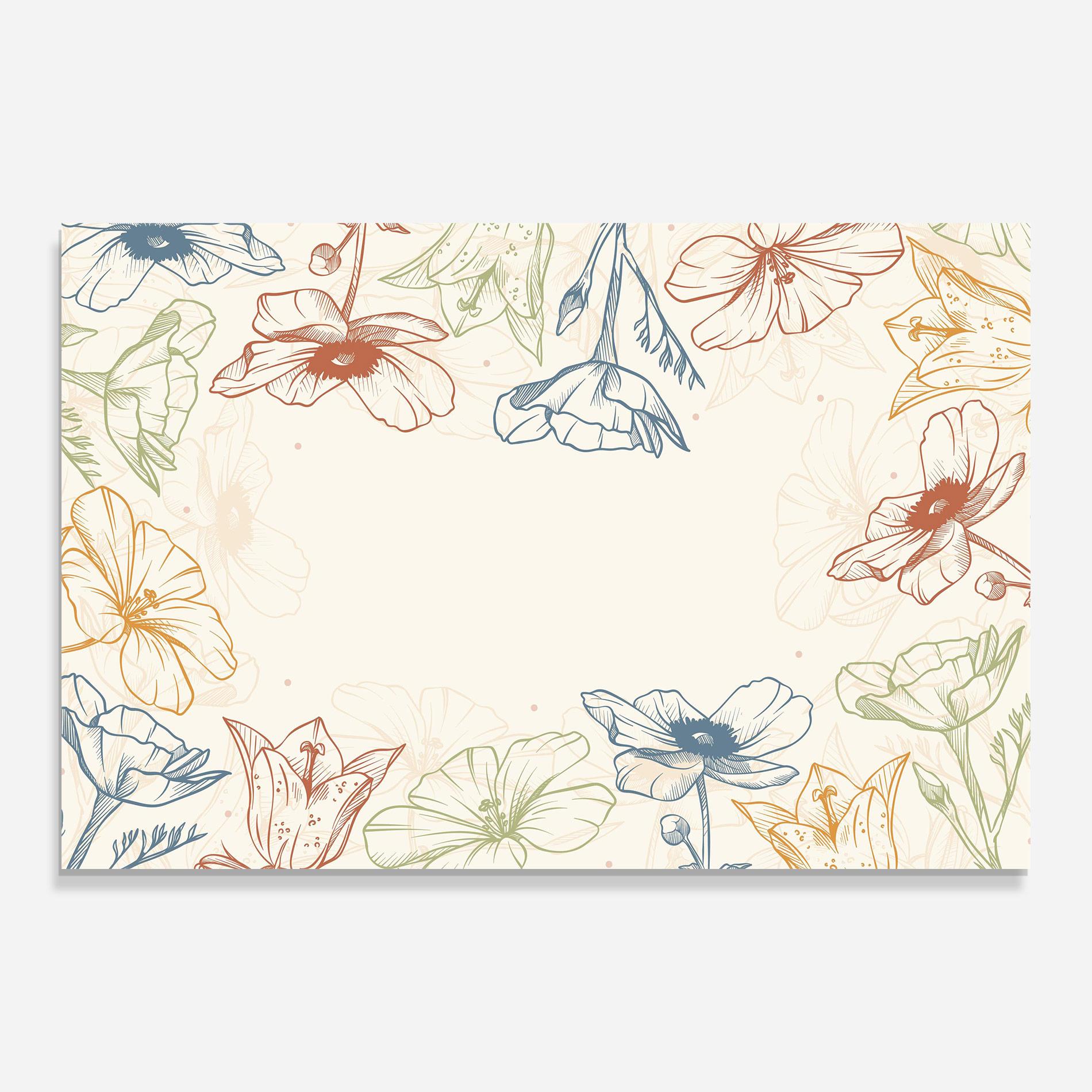 Glasbild Color Mix Line mockup 0