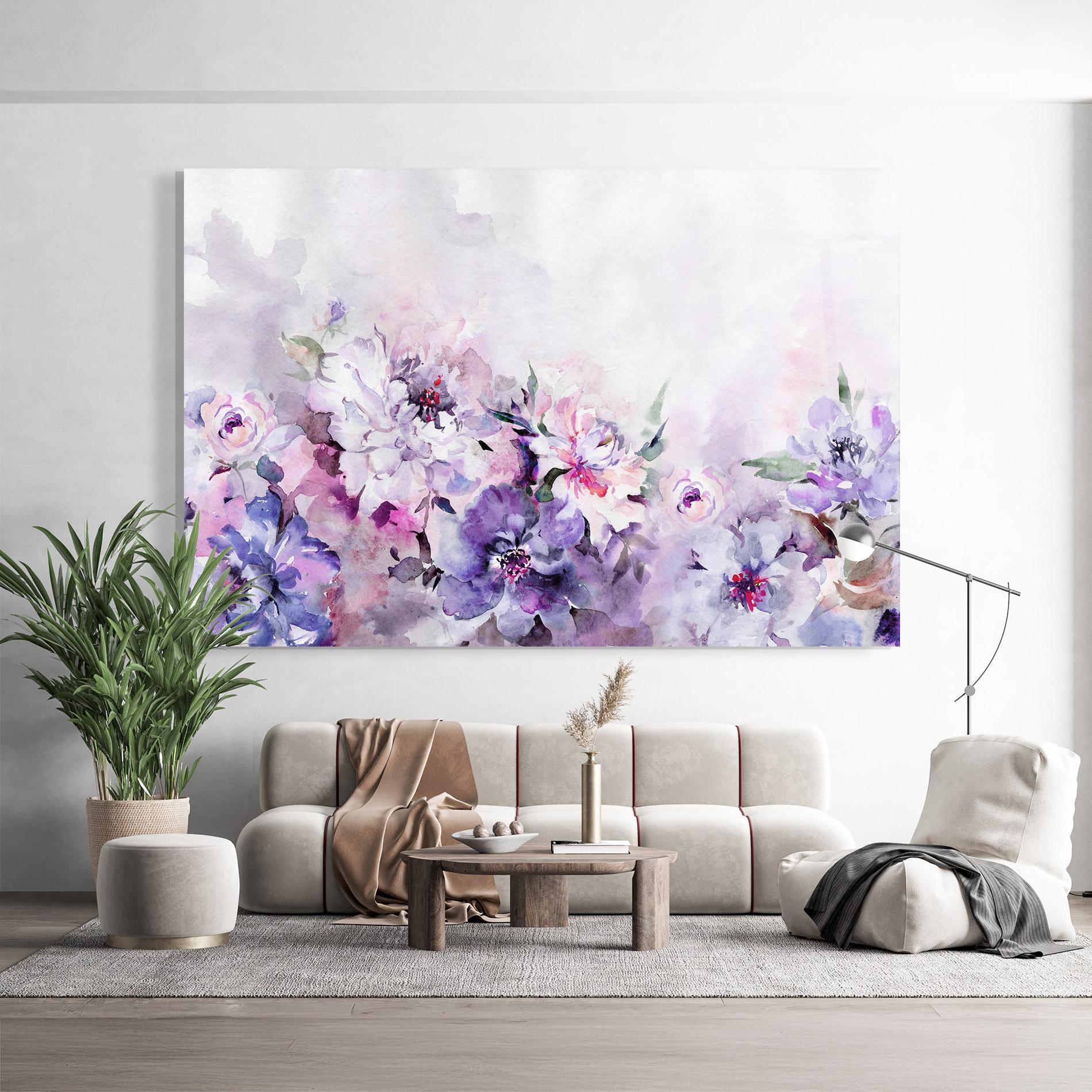 Glasbild Buchet Multicolor mockup 9