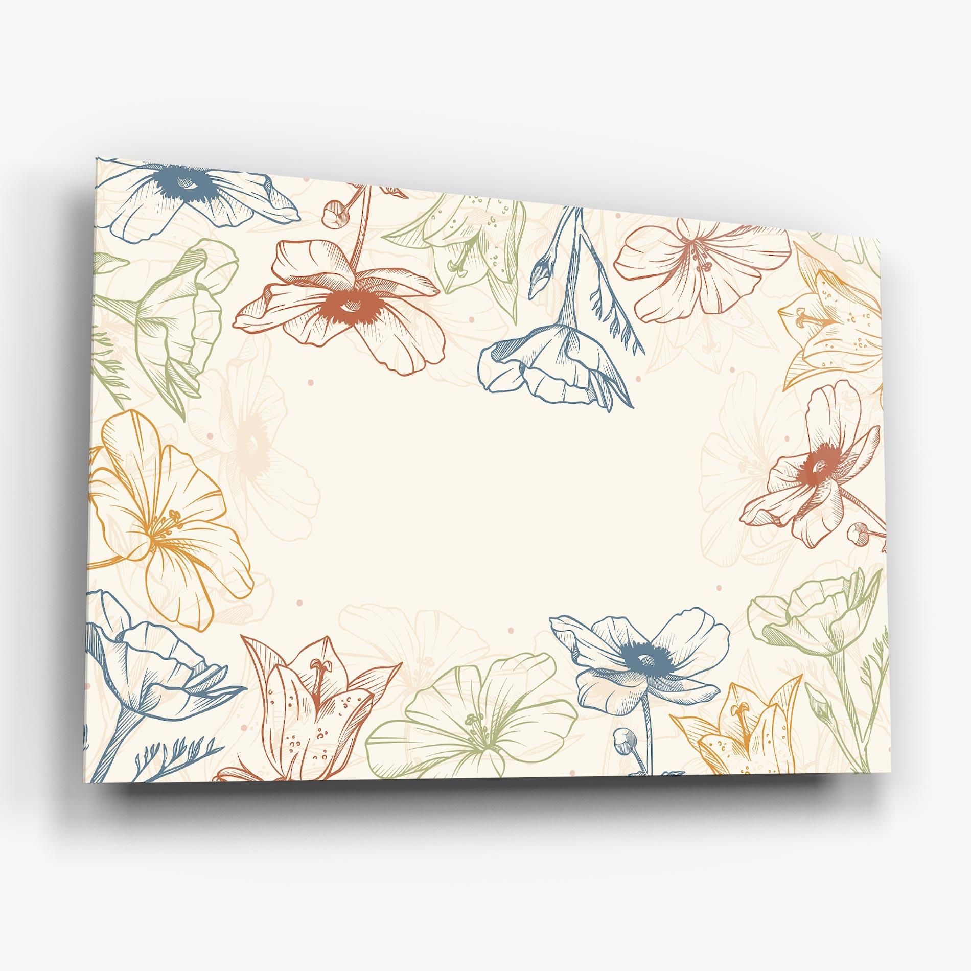 Glasbild Color Mix Line mockup 6