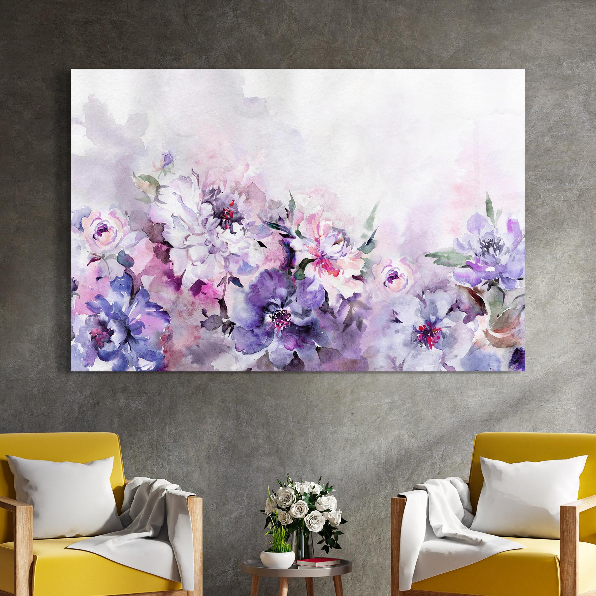 Glasbild Buchet Multicolor mockup 4