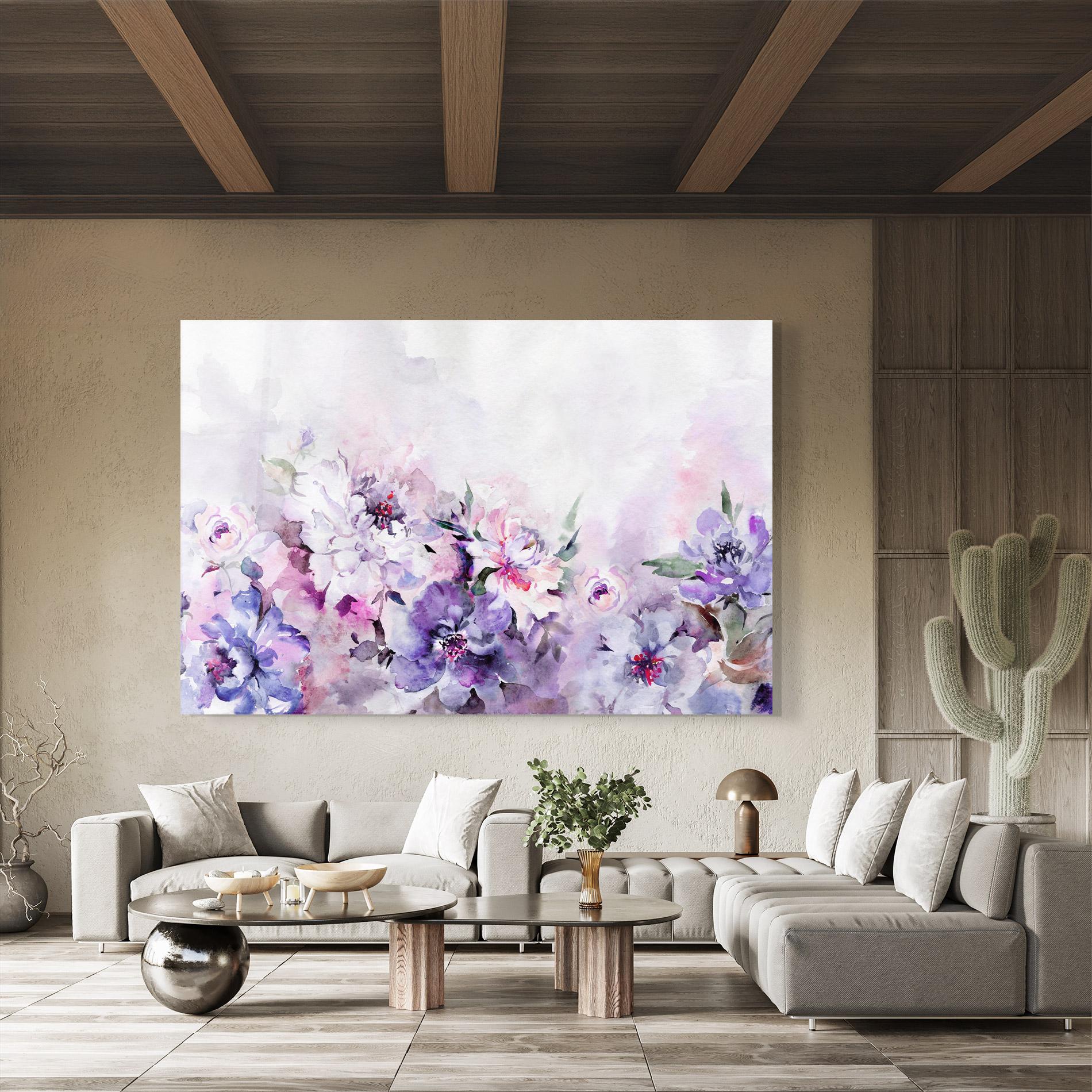 Glasbild Buchet Multicolor mockup 8