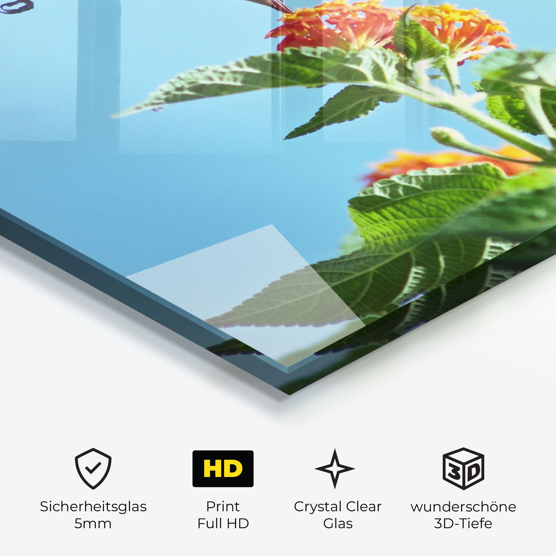 Bird Exotic Flower mockup 3