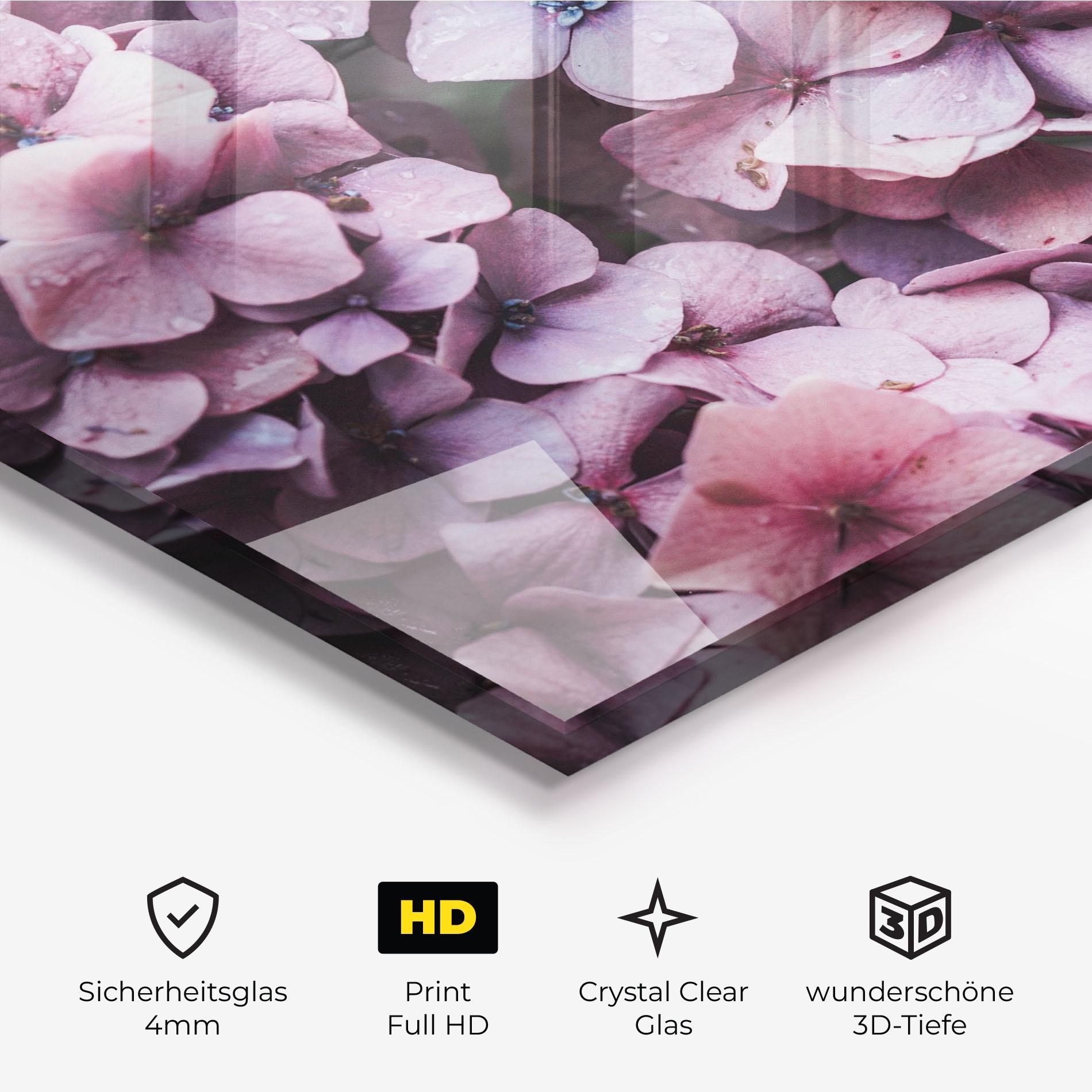 Glasbild Lilac Tree mockup 3