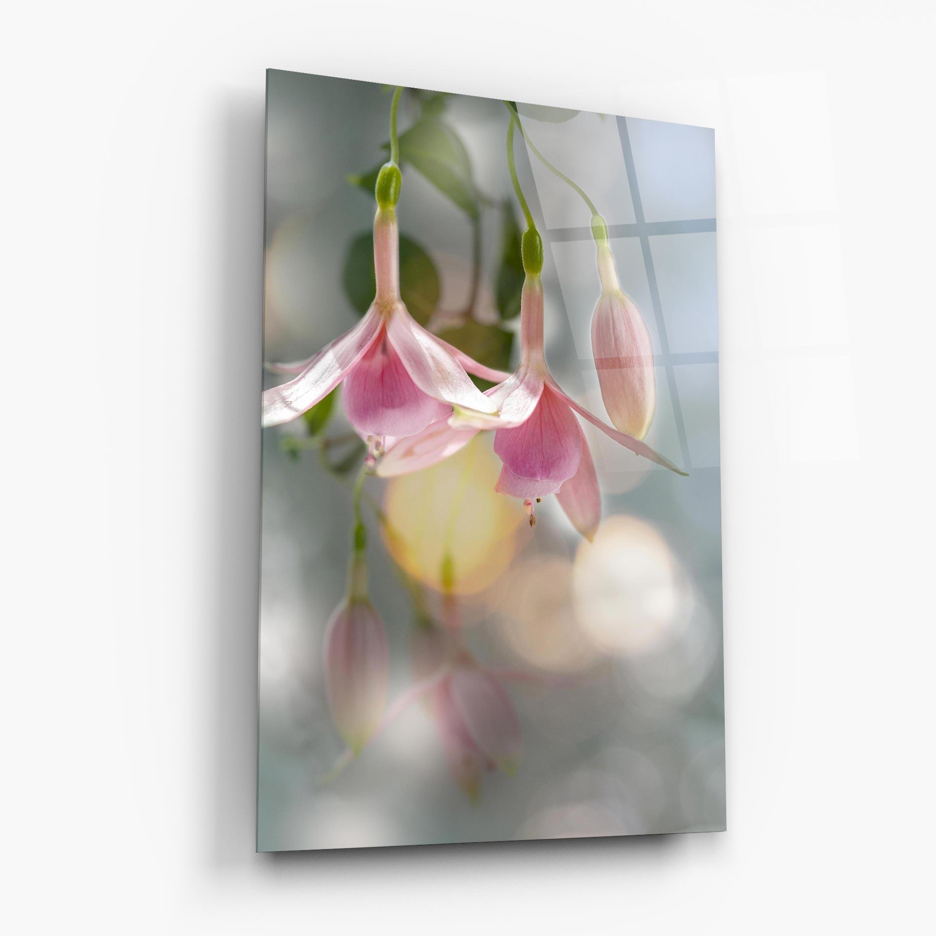 Glasbild Dreamy Pink Exotic mockup 6