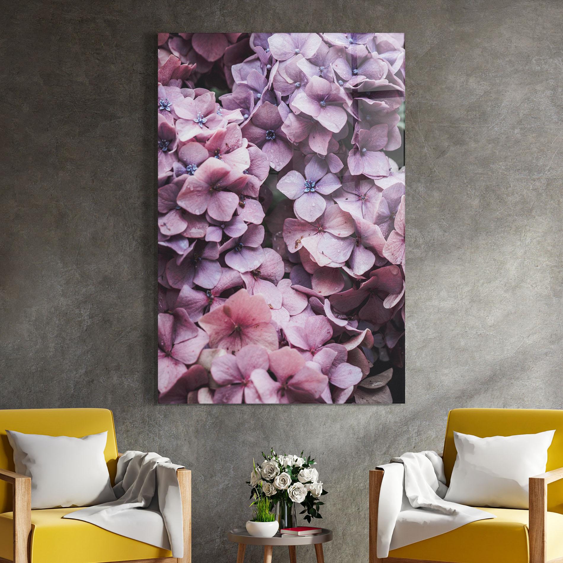 Glasbild Lilac Tree mockup 4