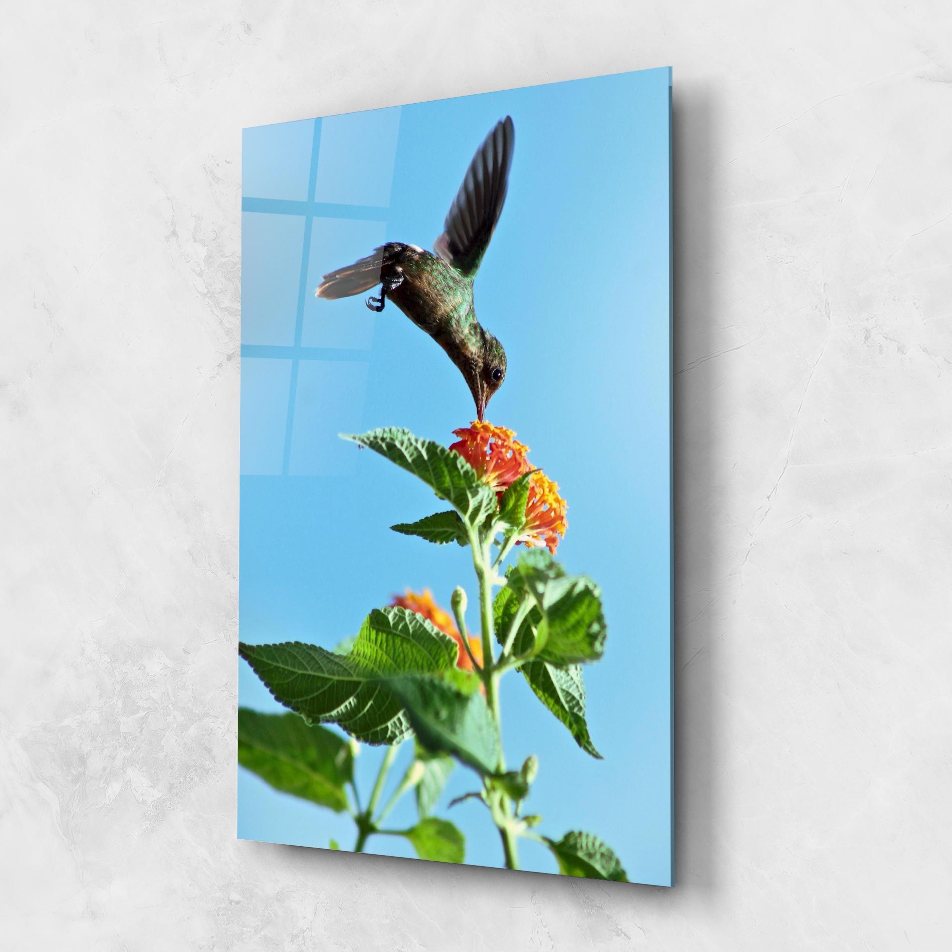 Bird Exotic Flower mockup 1