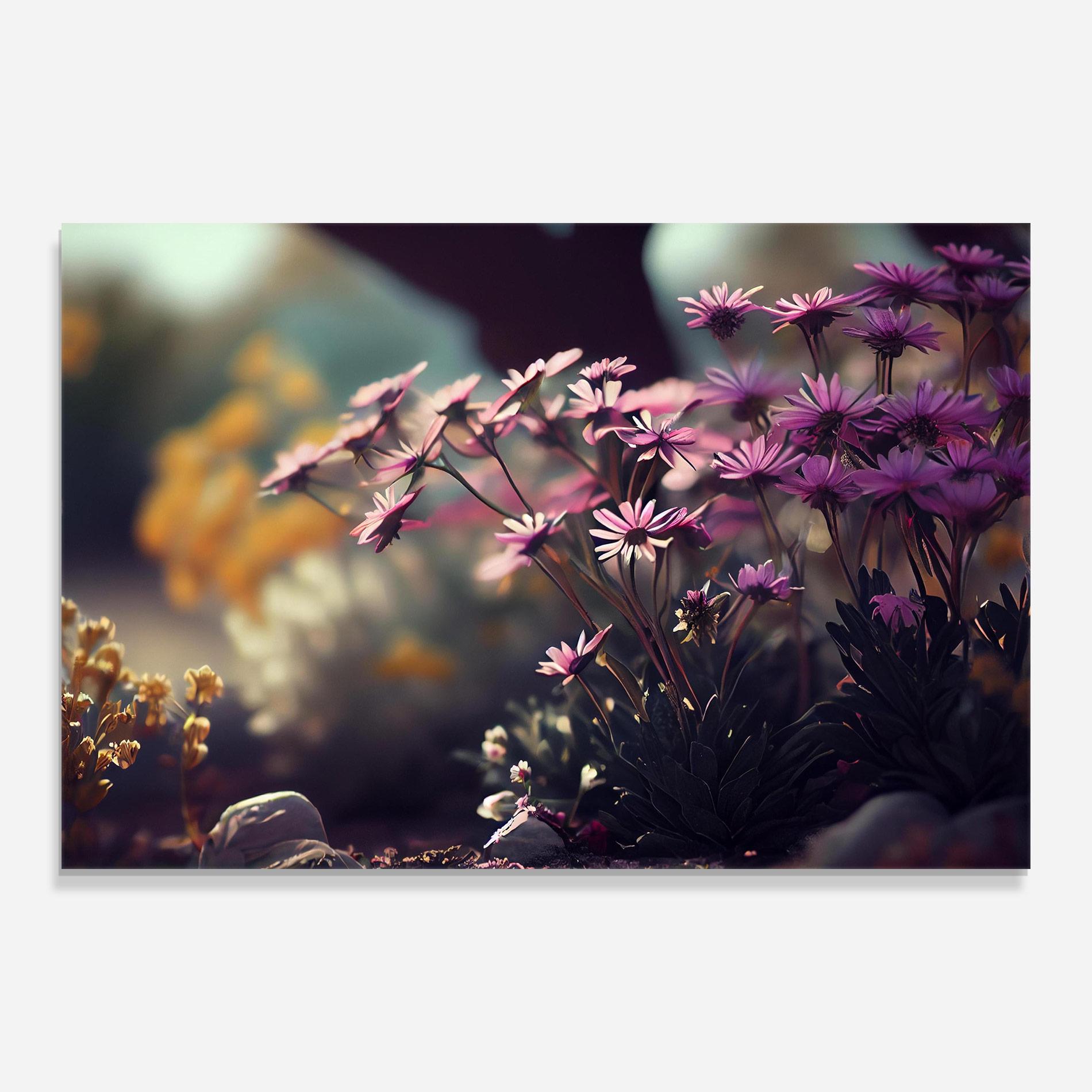 Glasbild Vibrant Meadow mockup 0