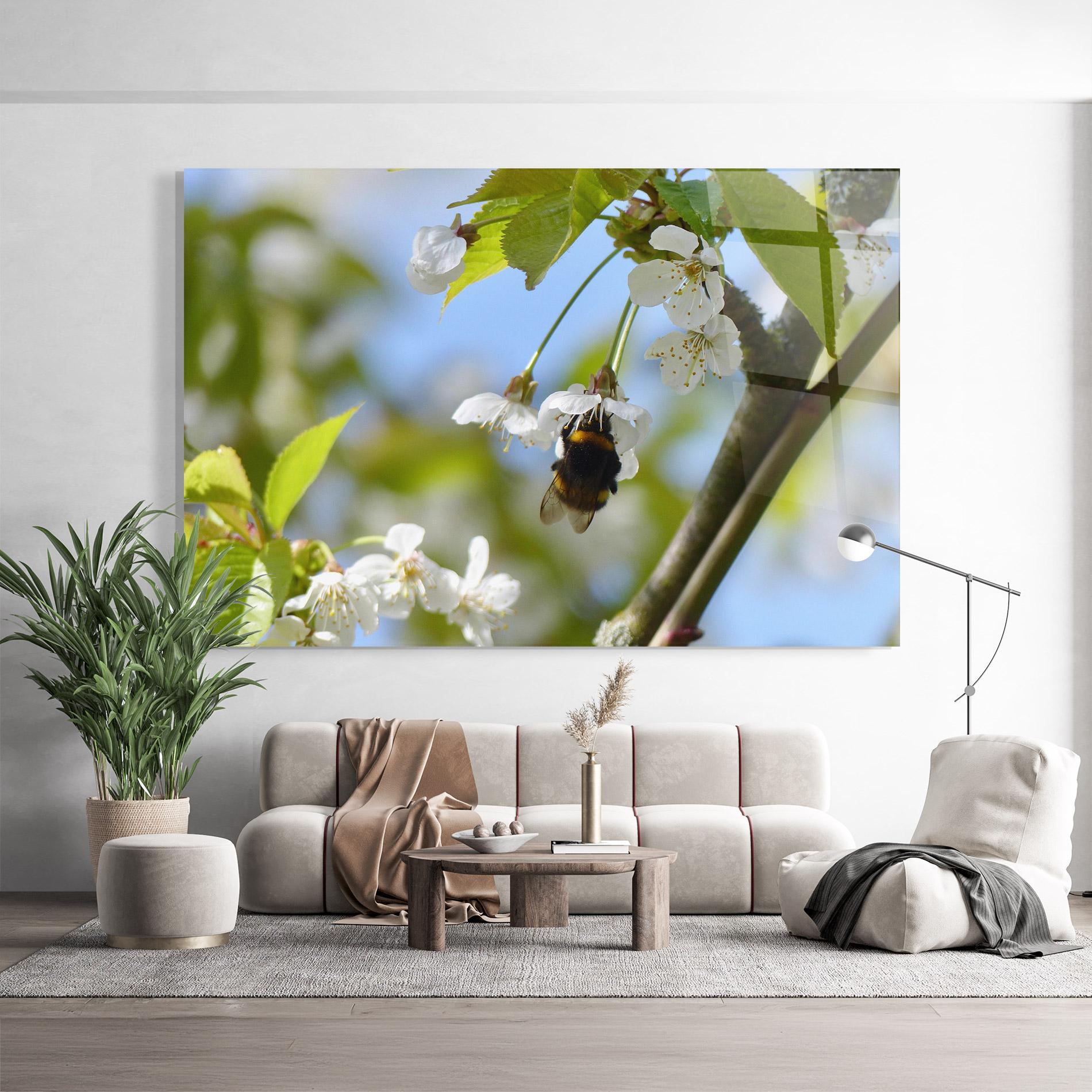 Glasbild Bee Wild Tree mockup 9