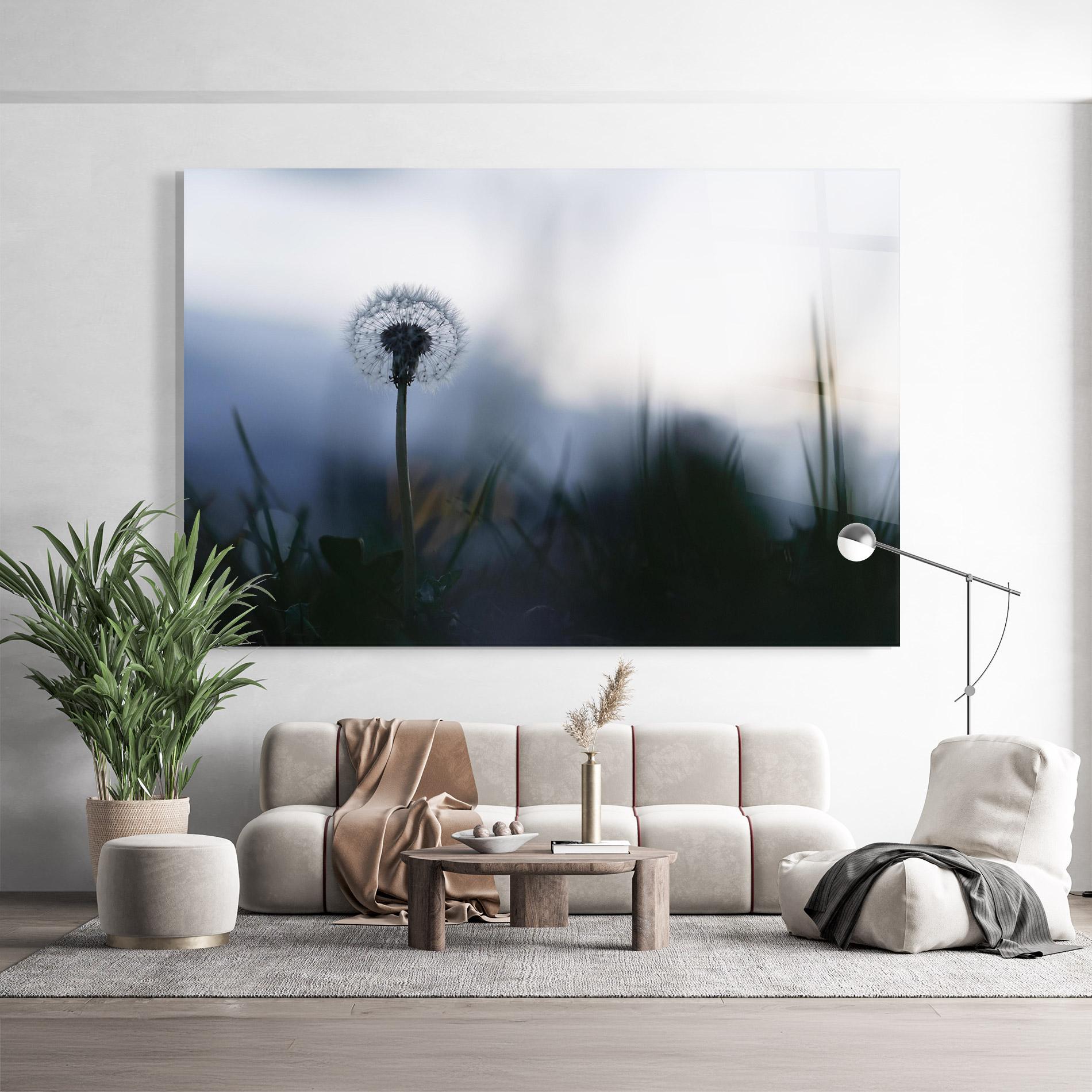Glasbild Dandelion Wild View mockup 9
