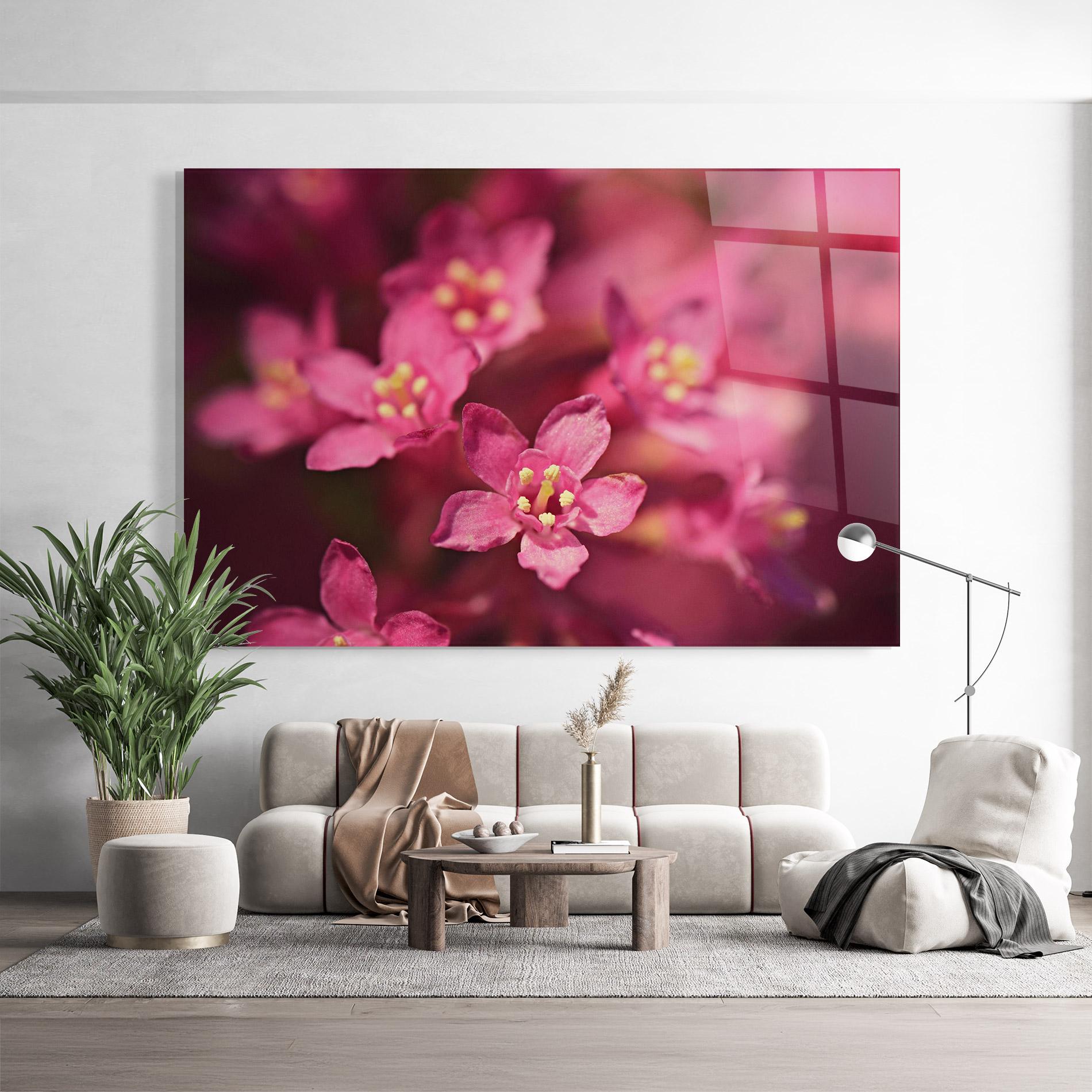 Glasbild Flower Background mockup 9