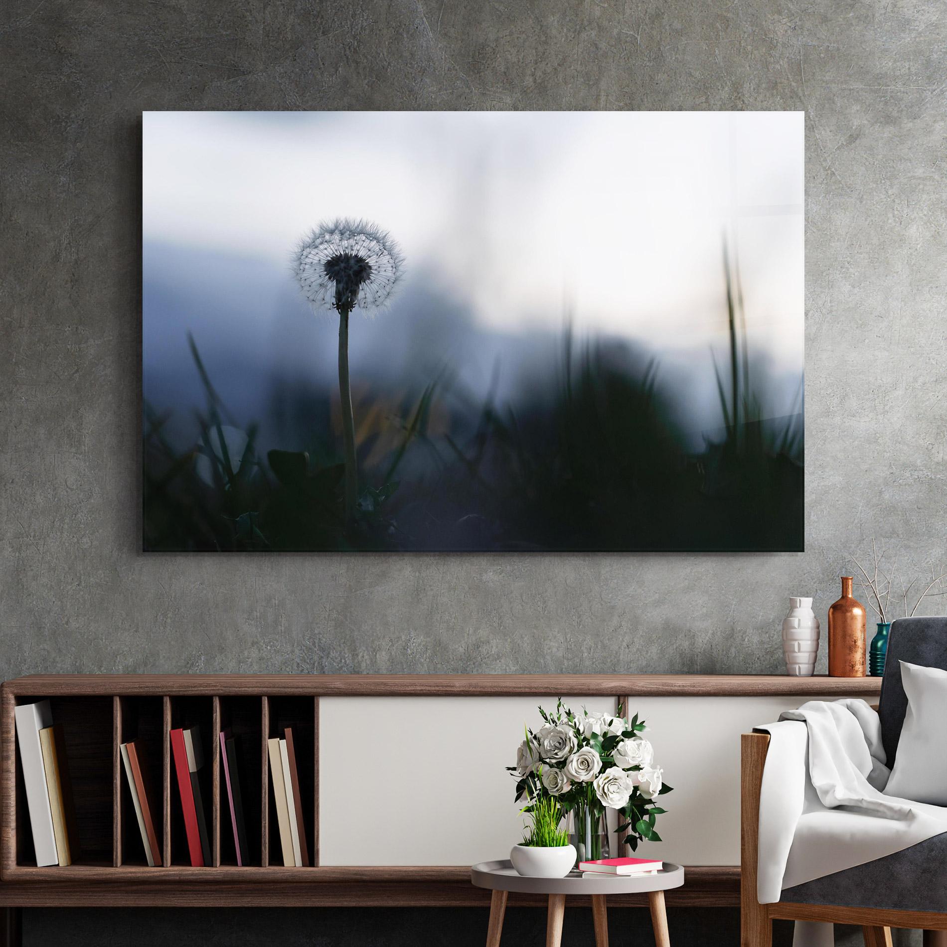 Glasbild Dandelion Wild View mockup 2