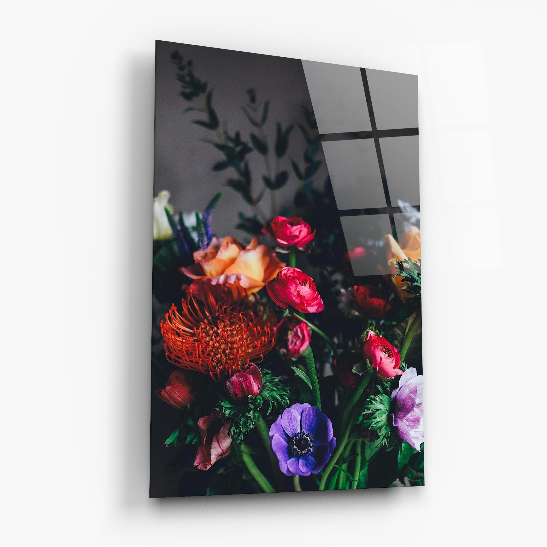 Glasbild Flower Garden mockup 6
