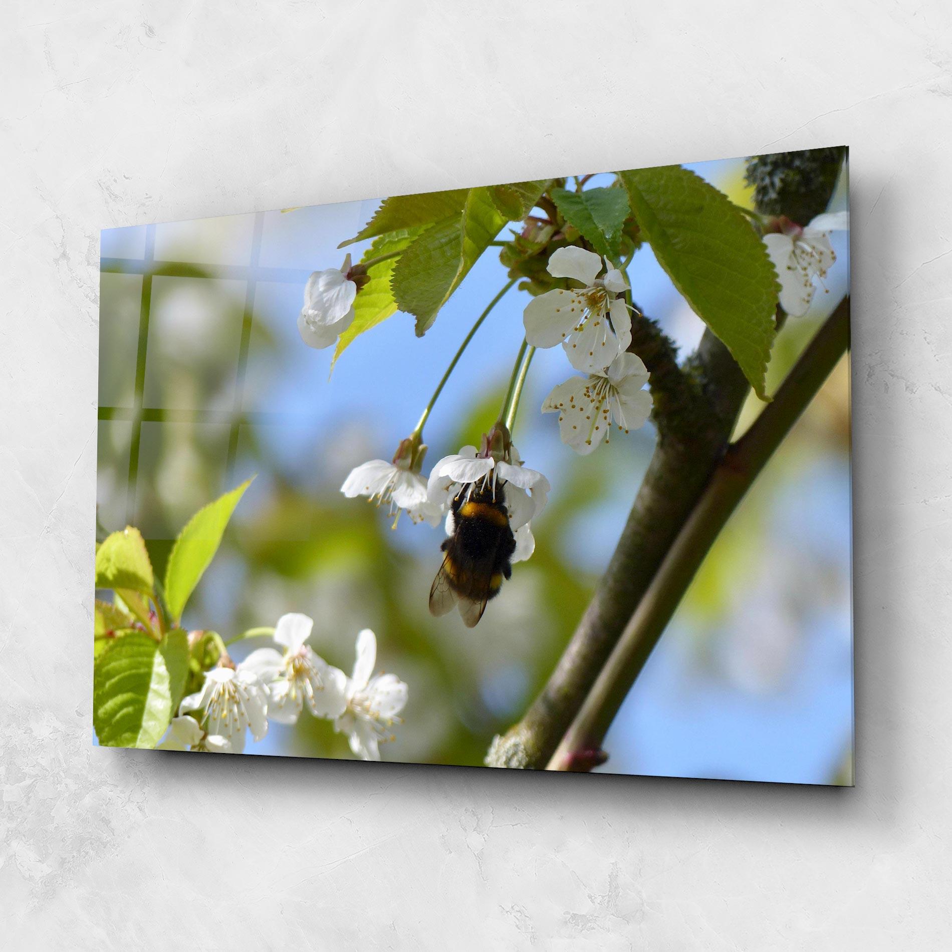 Glasbild Bee Wild Tree mockup 1