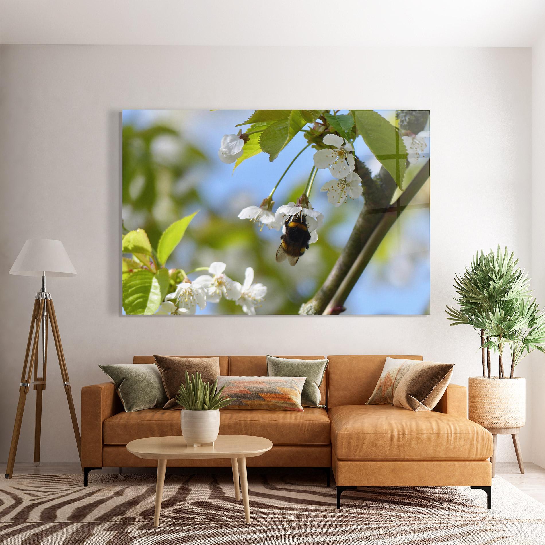 Glasbild Bee Wild Tree mockup 7