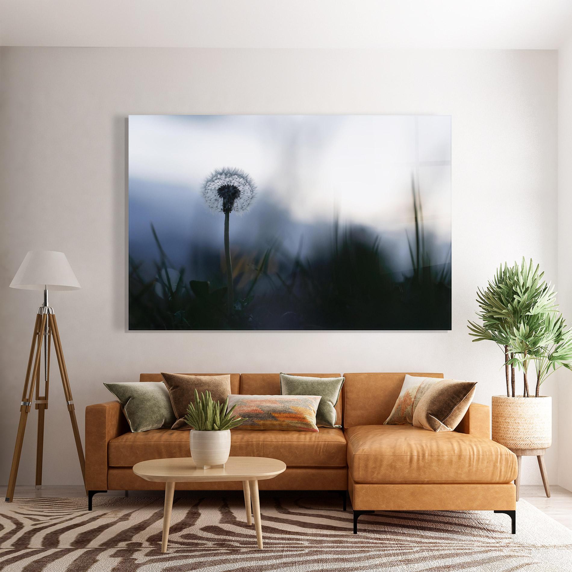 Glasbild Dandelion Wild View mockup 7